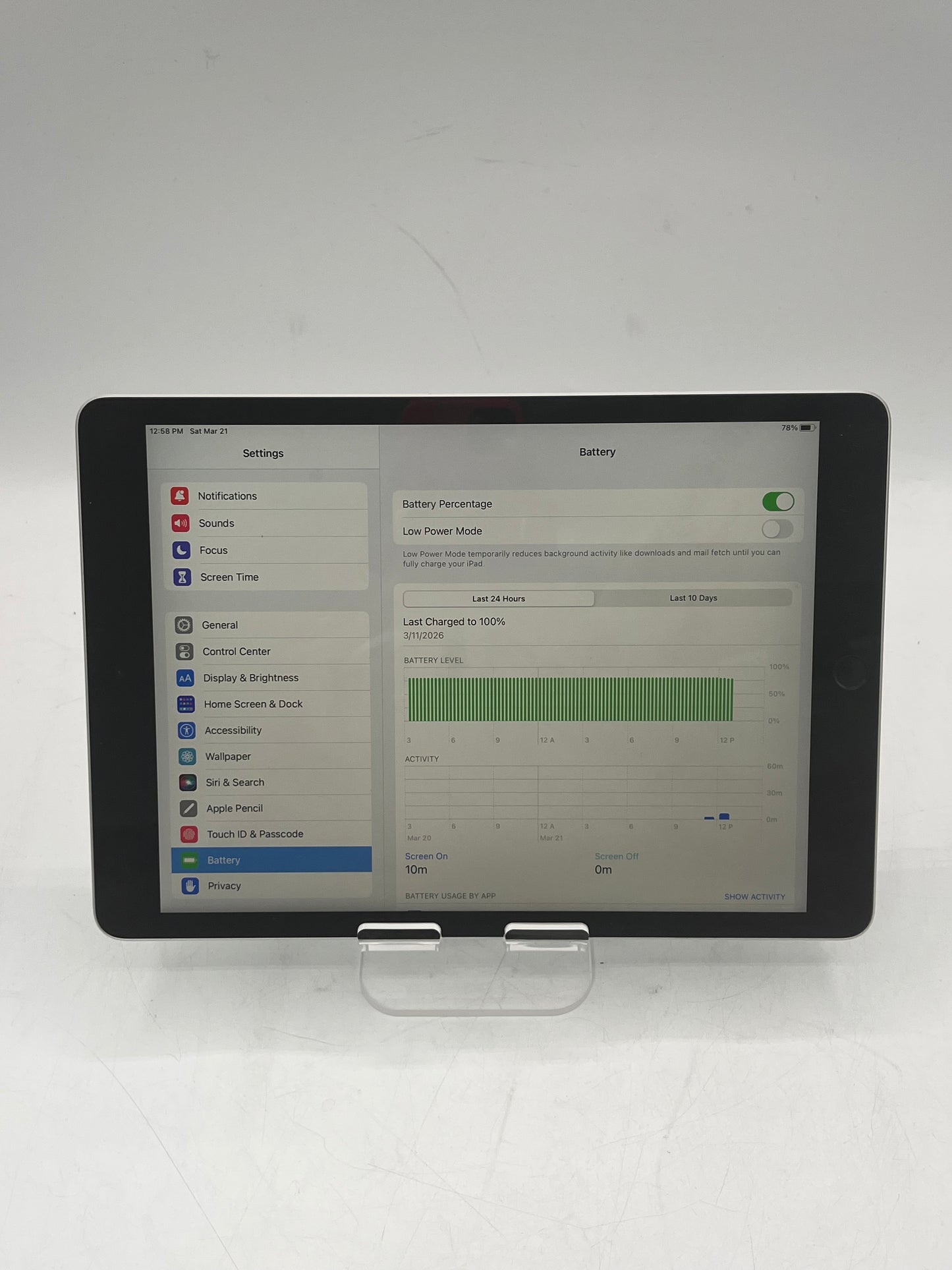 Apple iPad (9th Gen) A2602 MK2L3LL/A (2021) 64GB  - Space Gray