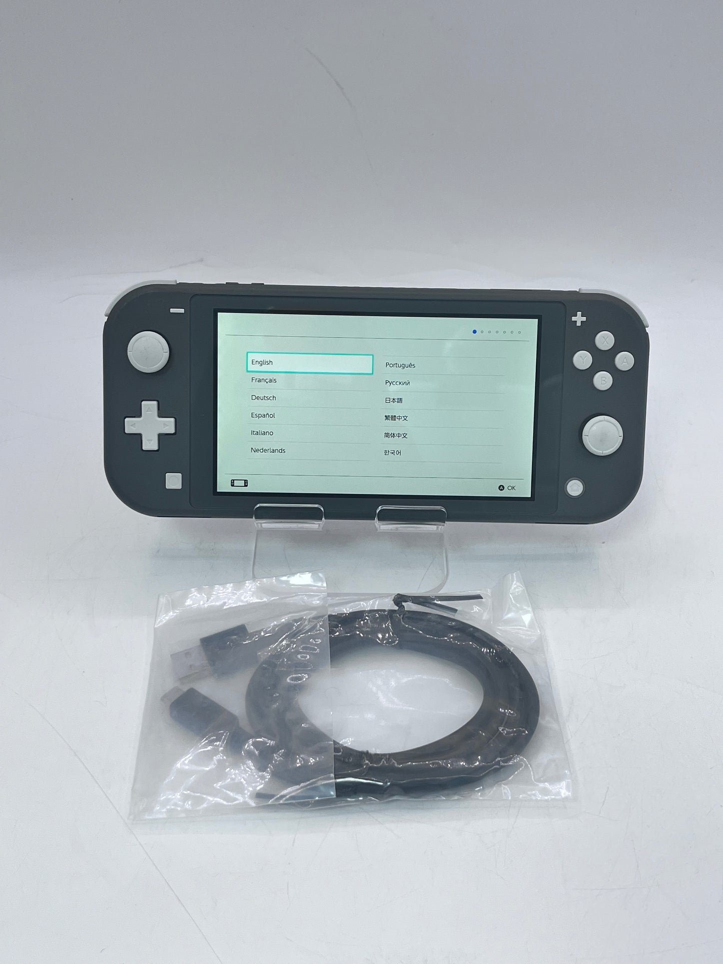 Nintendo Switch Lite Gray HDH-001 2019 Video Game w/Charger Free Shipping