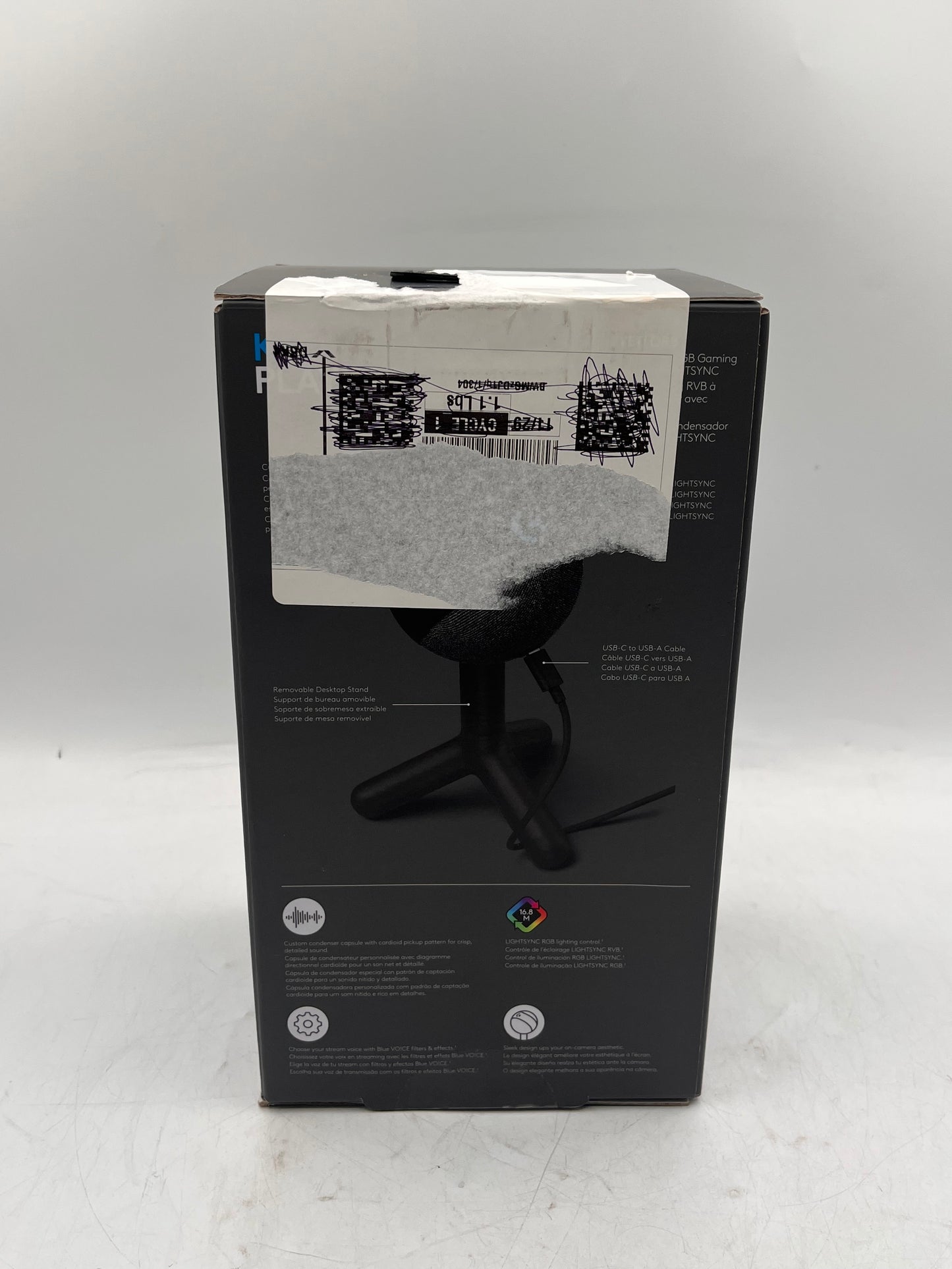 Logitech G Yeti Orb RGB Gaming, Streaming Mic with LIGHTSYNC *New Sealed Box