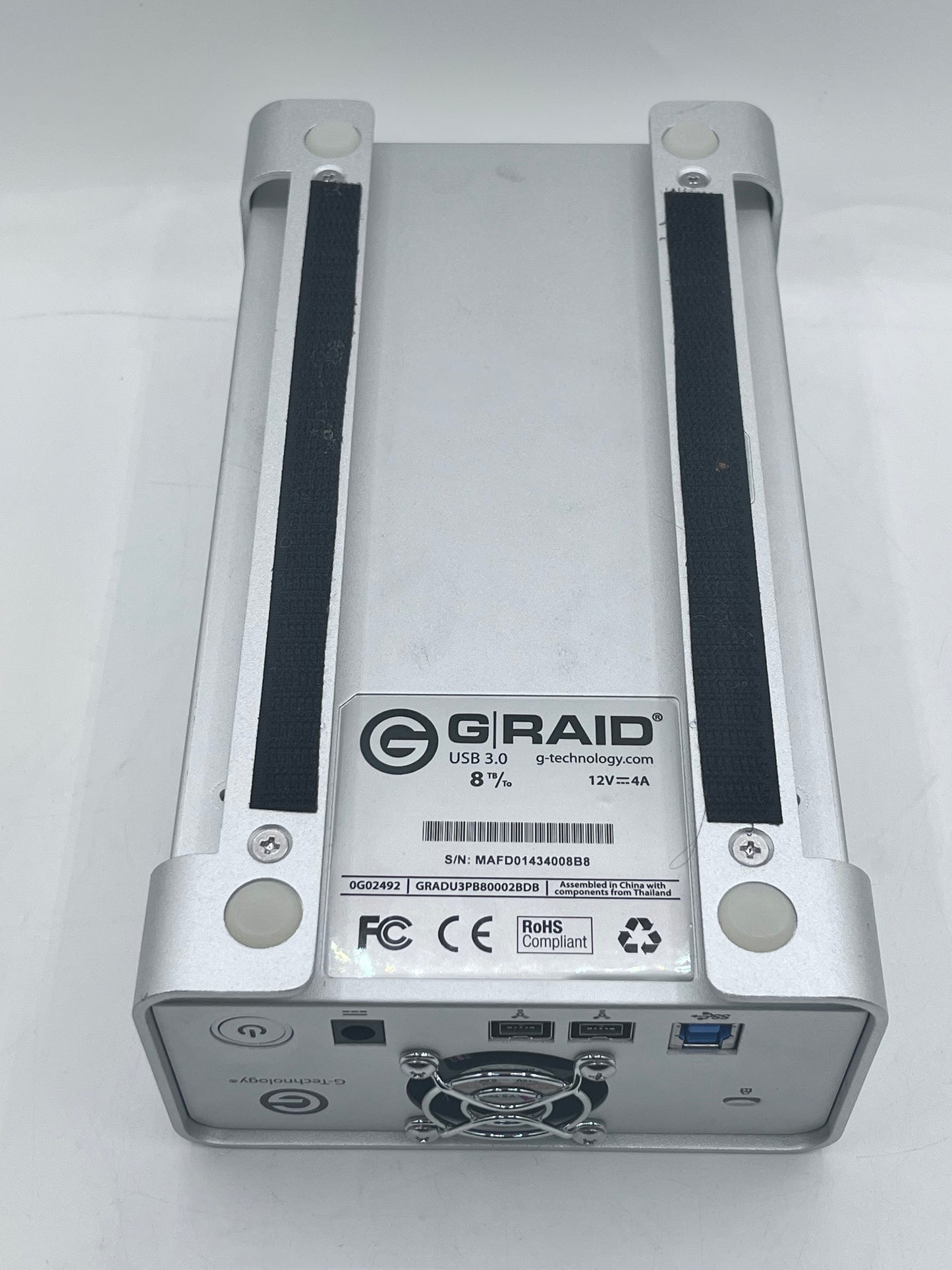 G Drive External Hard Drive 4TB - Silver