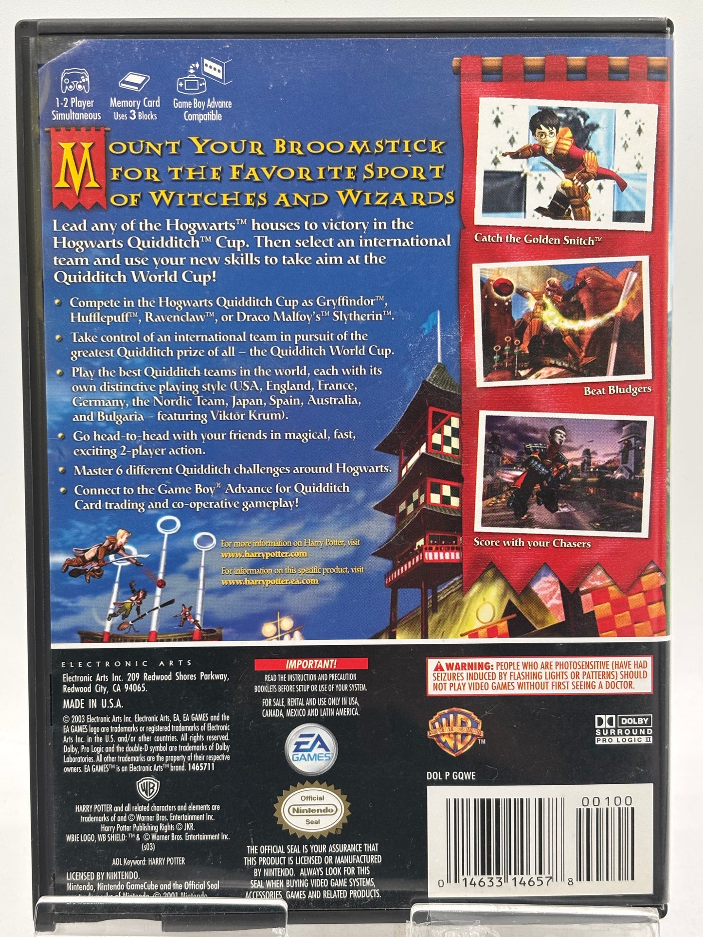 Harry Potter: Quidditch World Cup--Nintendo GameCube