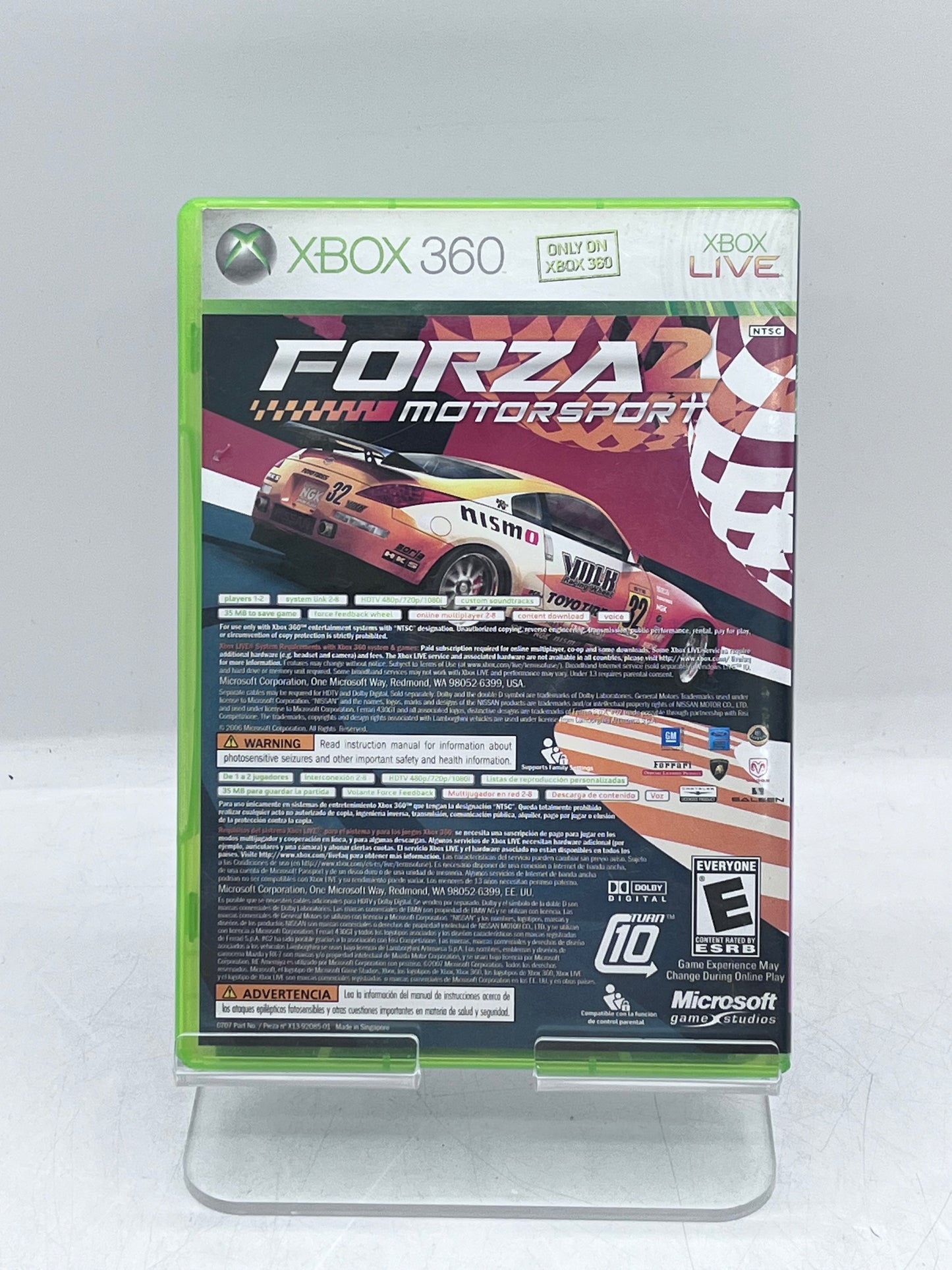 Marvel Ultimate Alliance & Forza 2  Xbox 360 Video Game