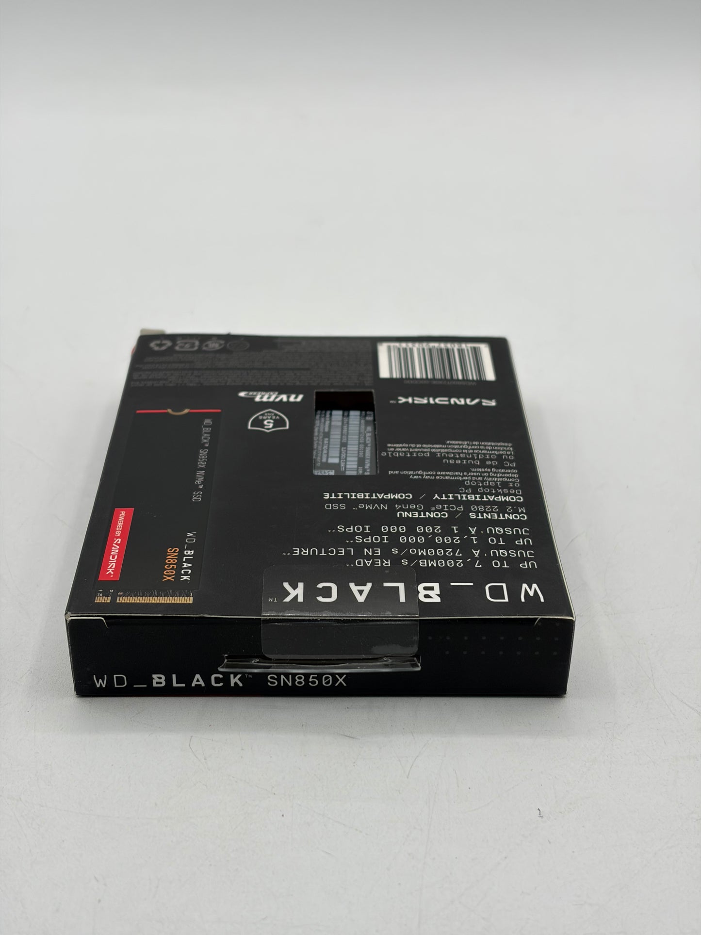 WD_BLACK SN850X 8TB NVMe Internal SSD PCIe Gen4 M.2 22800 Game Drive NEW SEALED
