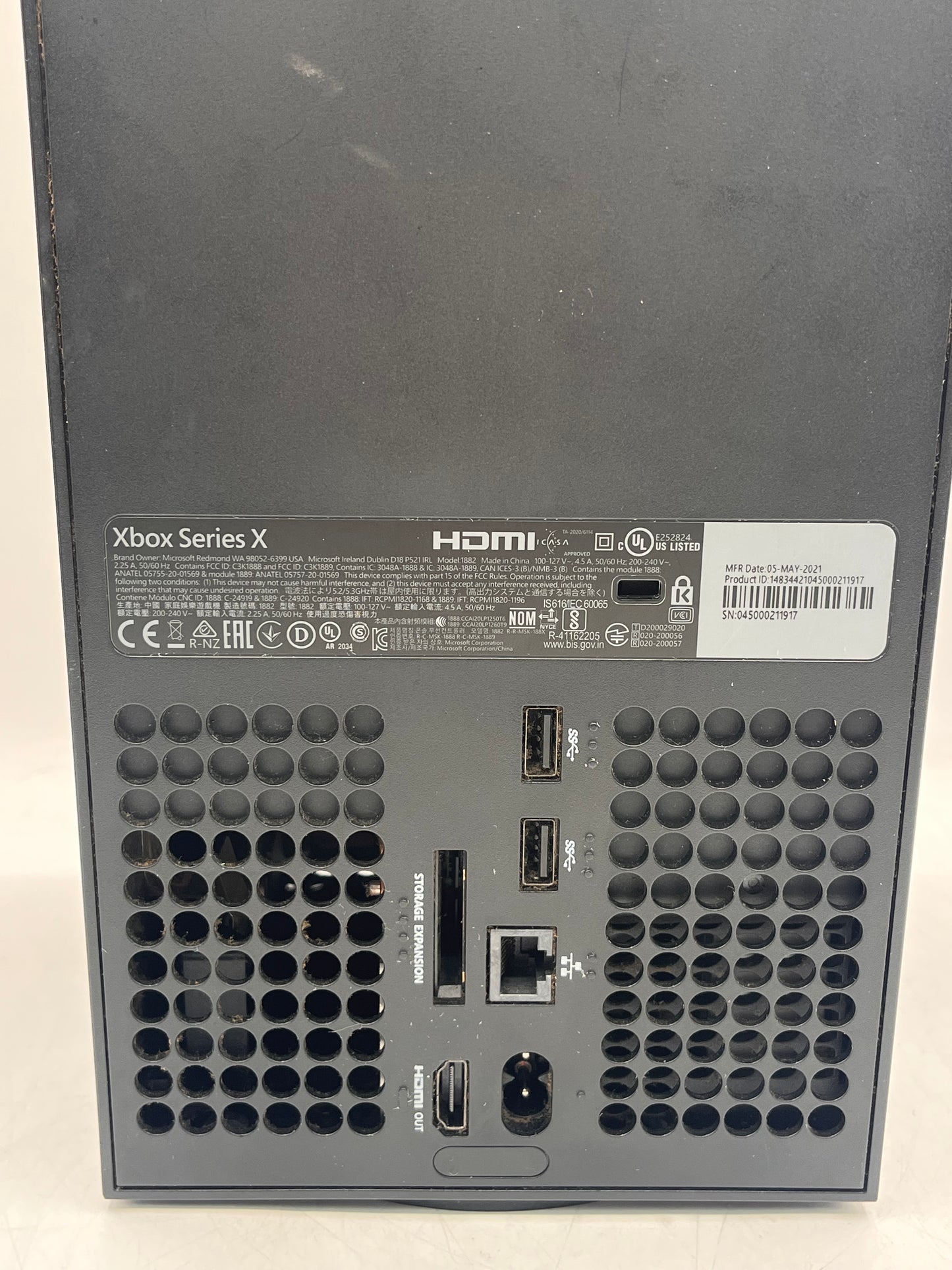 Microsoft Xbox Series X (1882) 2020 1TB Video Game Console Black