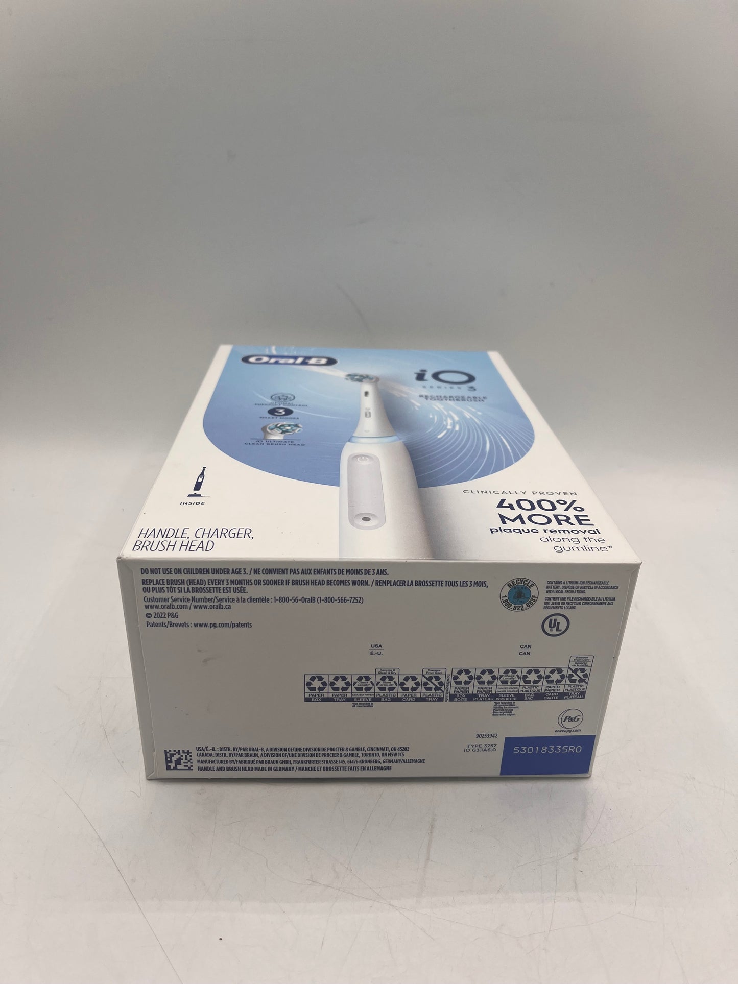 ORAL-B IO3 SERIES Electric Toothbrush - White