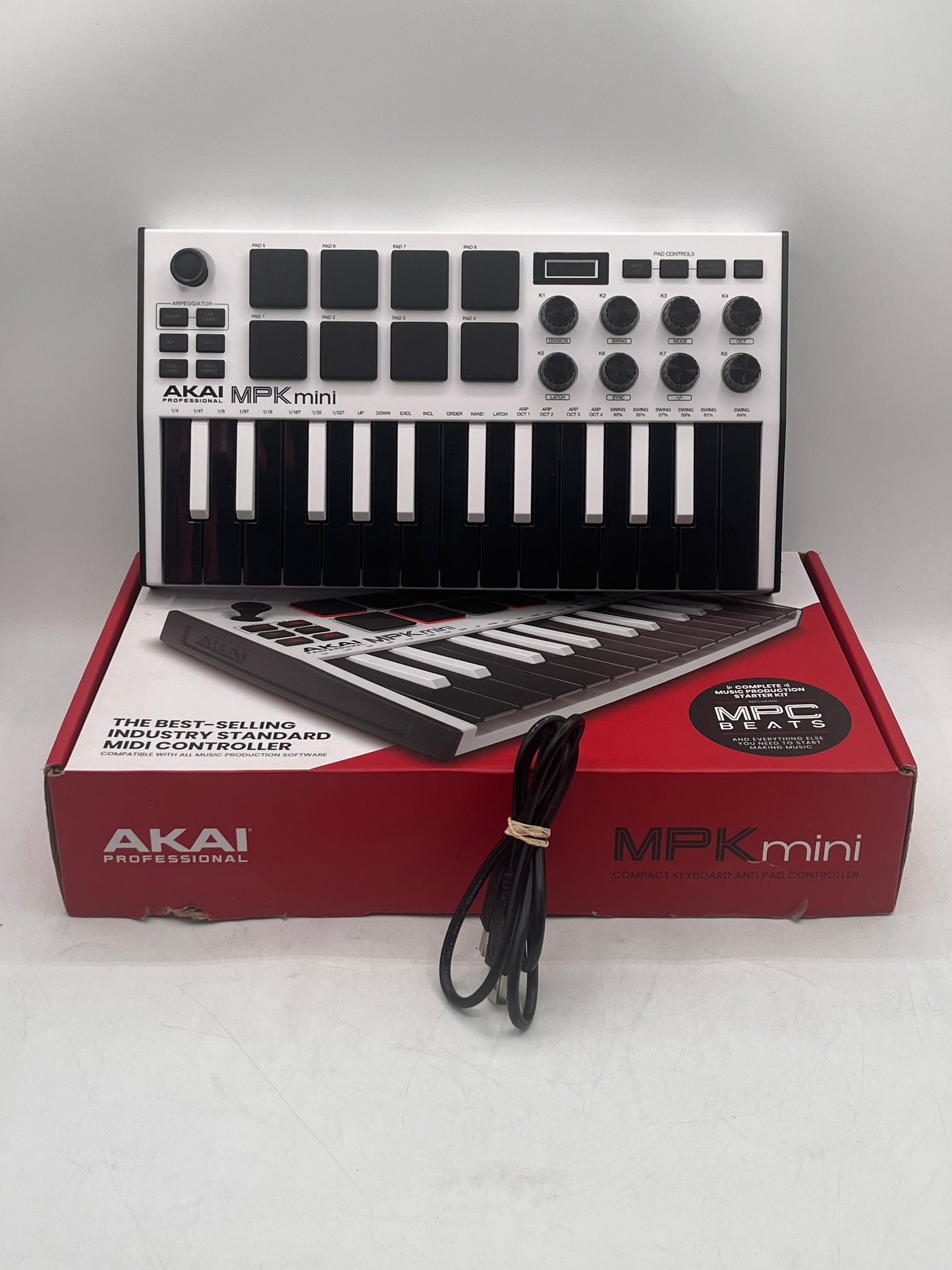 Akai Professional MPK Mini MK3 MIDI Controller Keyboard 25 Keys w/ Cable