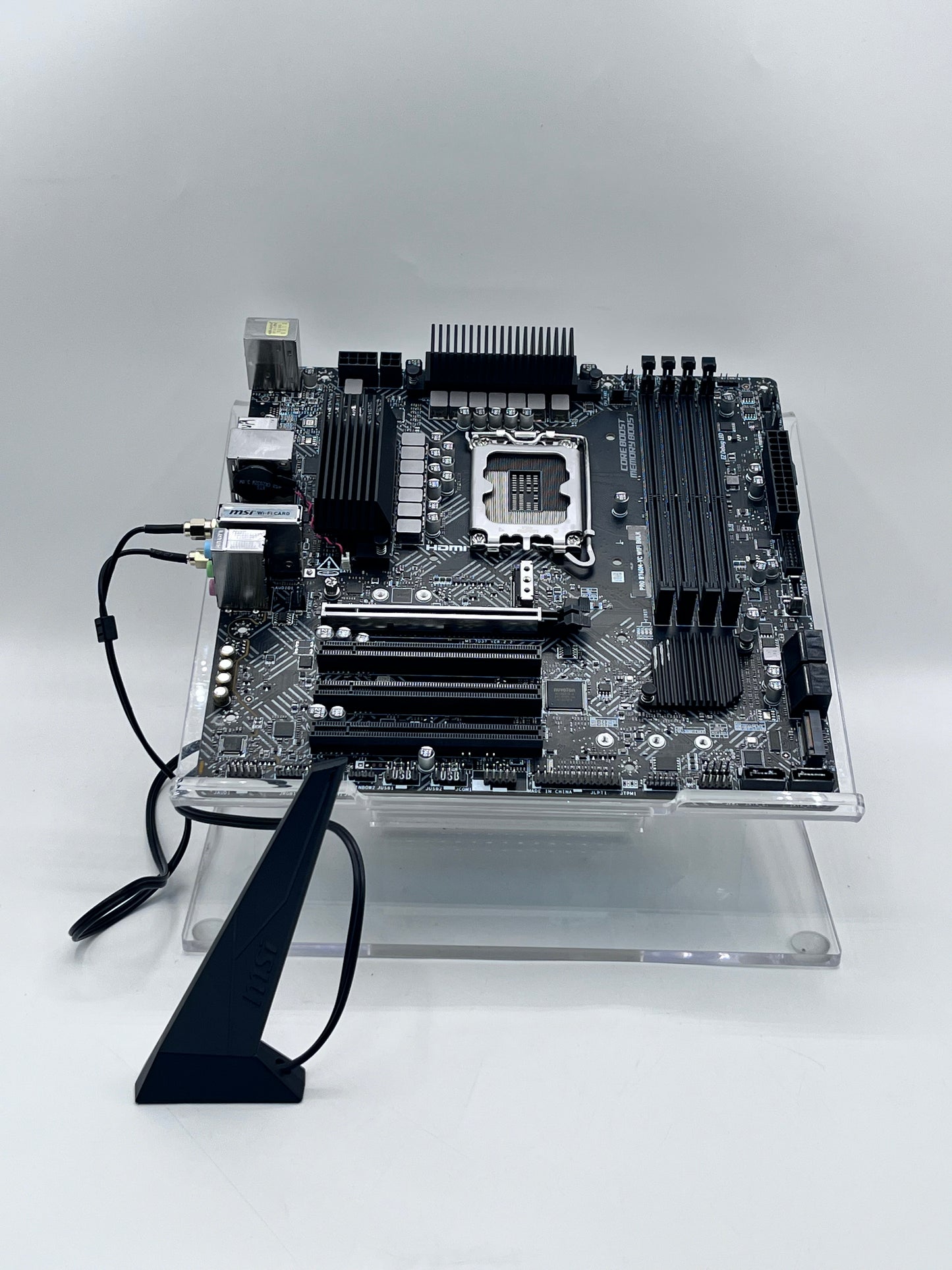 Asus PRO B760M-VC Micro ATX Motherboard - Black