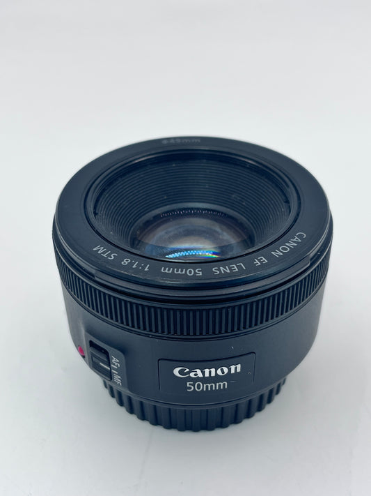 Canon 50mm f/1.8 STM Lens - Black
