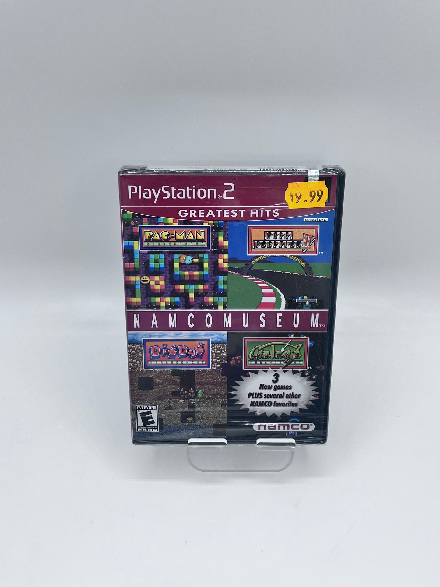 Namco Museum (Sony PlayStation 2 PS2 2001) New Sealed w/ Hangtab Black Label
