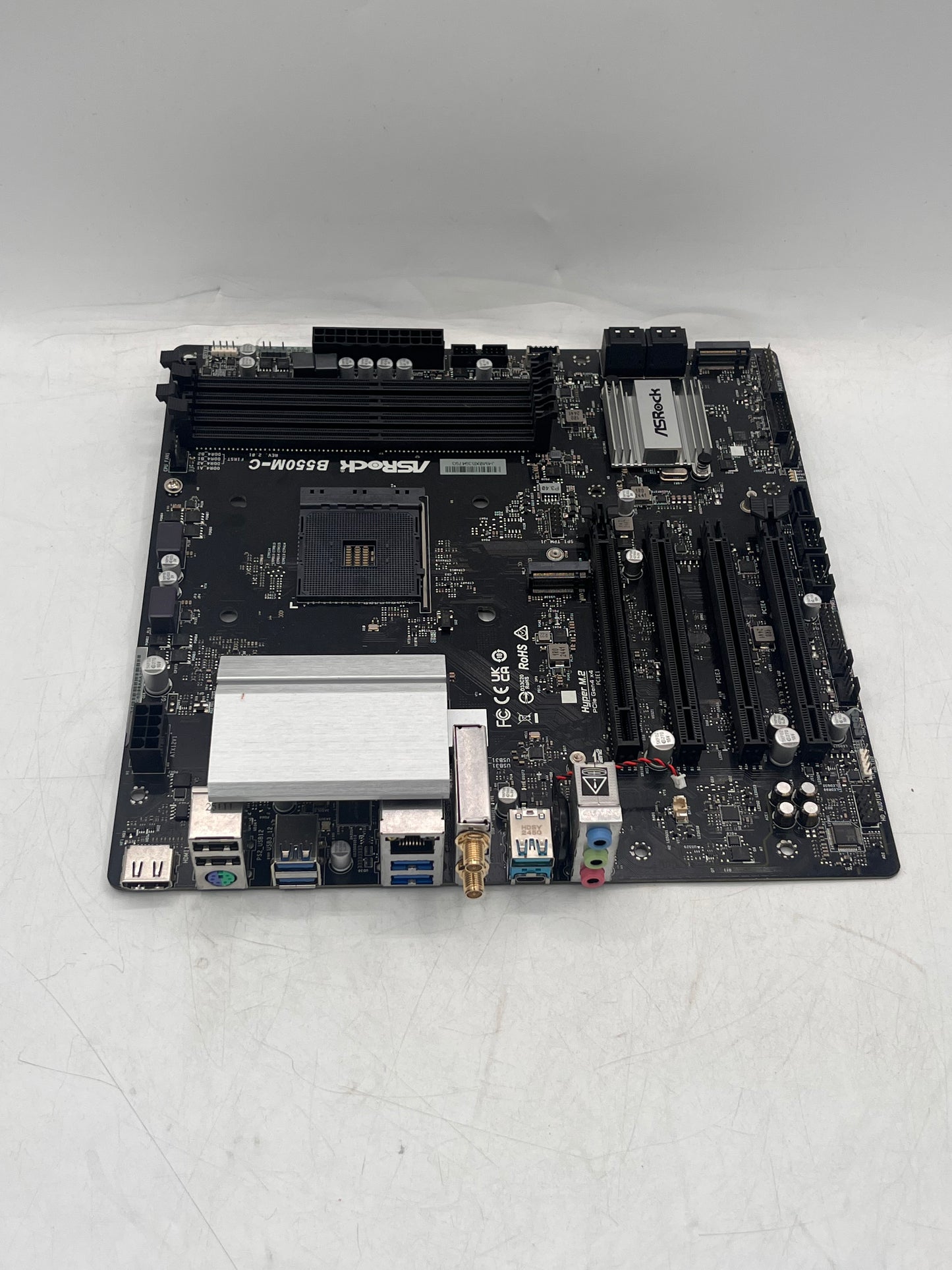 ASRock B550M-C AM4 MicroATX Gaming Motherboard DDR4 - Black