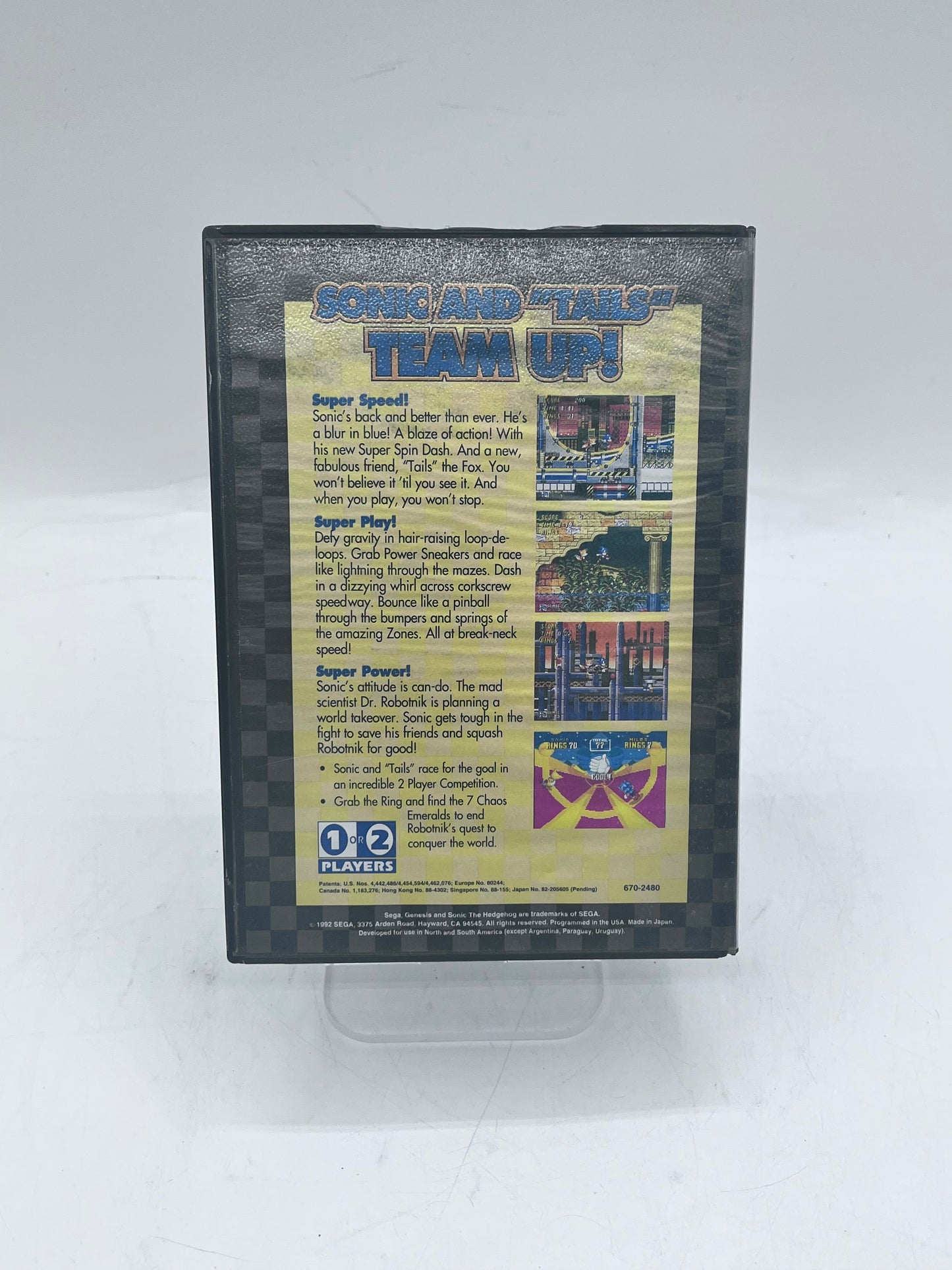 Sega Genesis Sonic the Hedgehog 2 - Free Shipping!