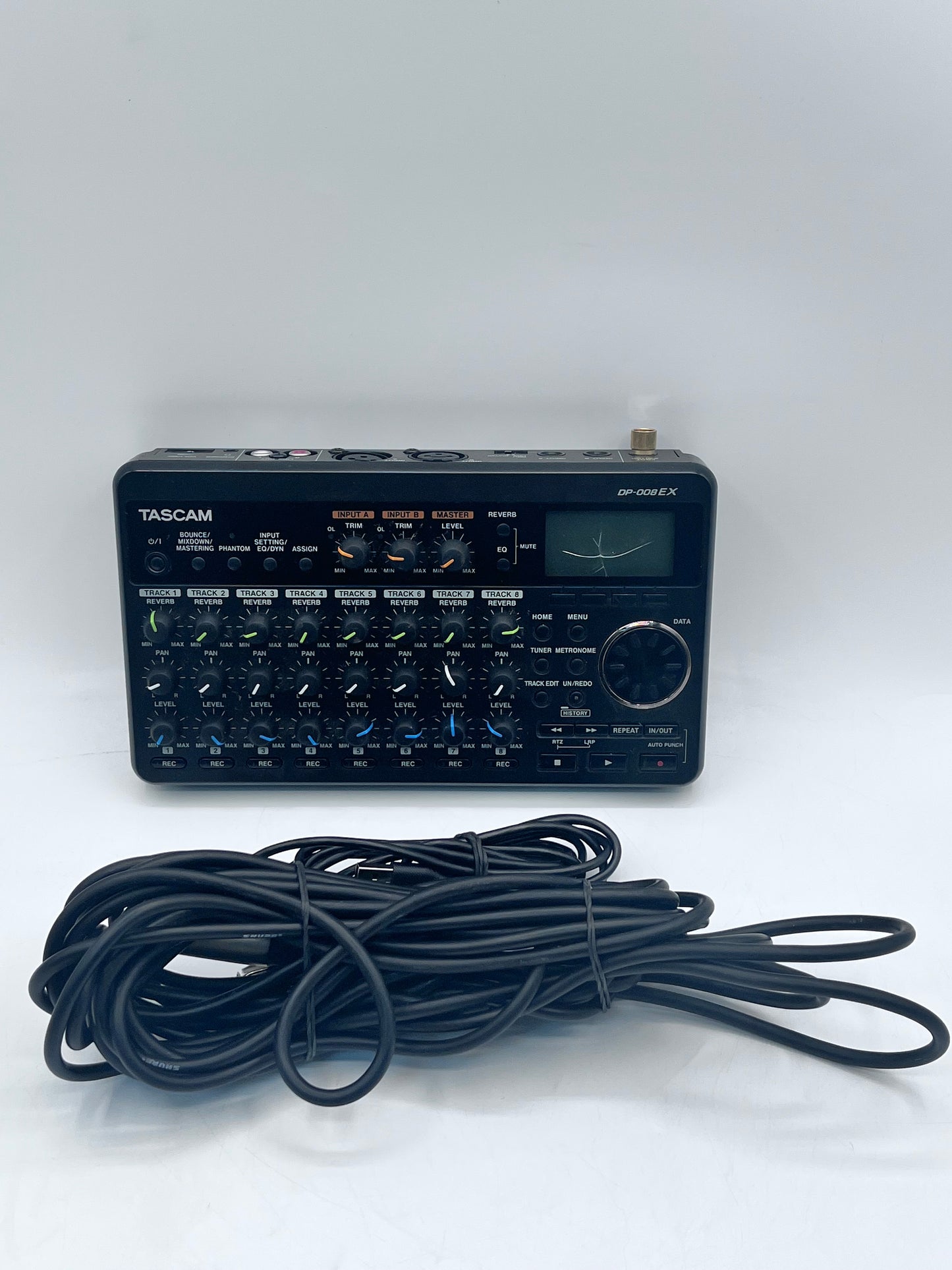 Tascam DP-008EX 8-track Digital Portastudio - Black READ
