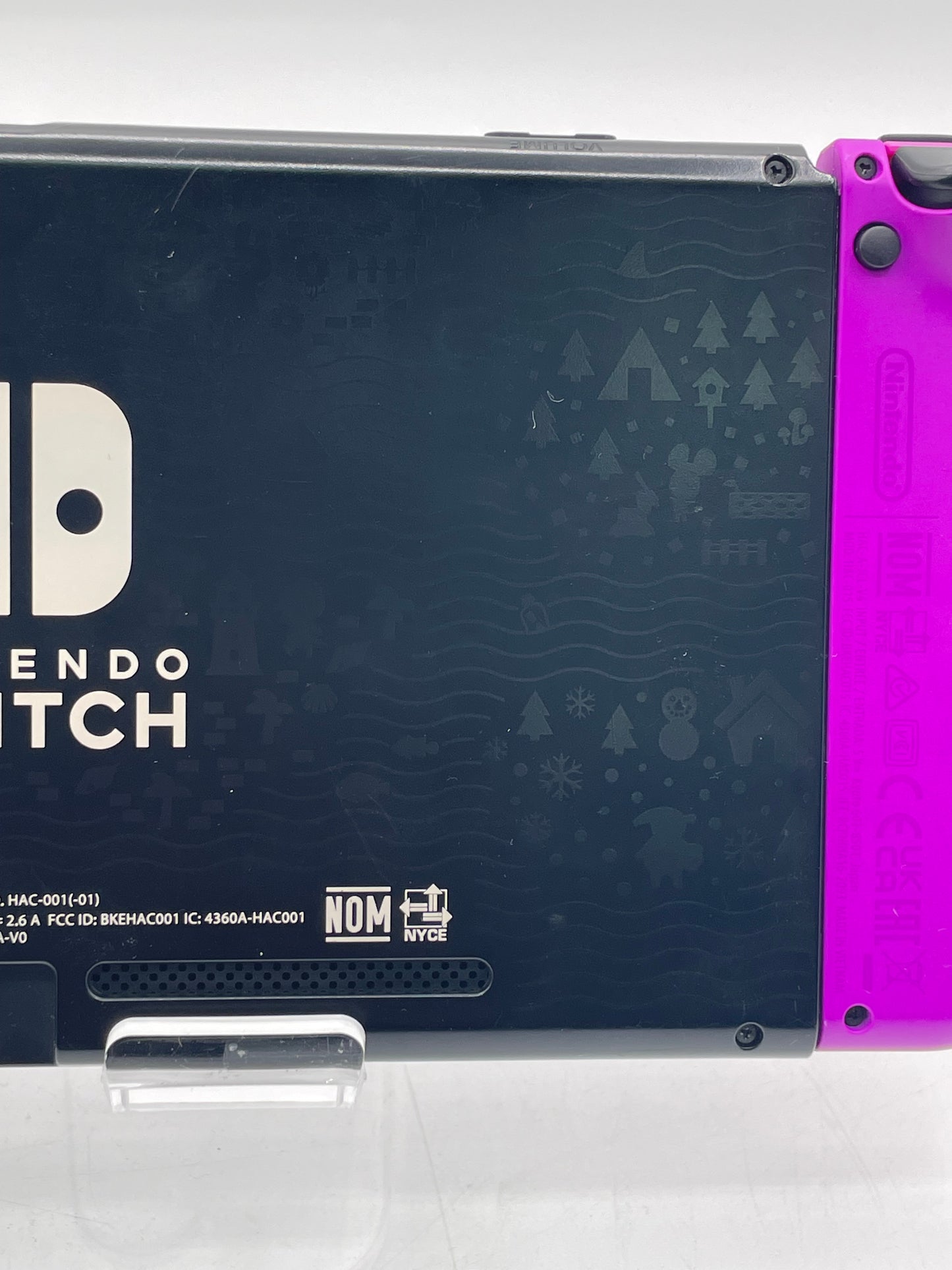 Nintendo Switch v1 Video Game Console HAC-001 Orange/Purple