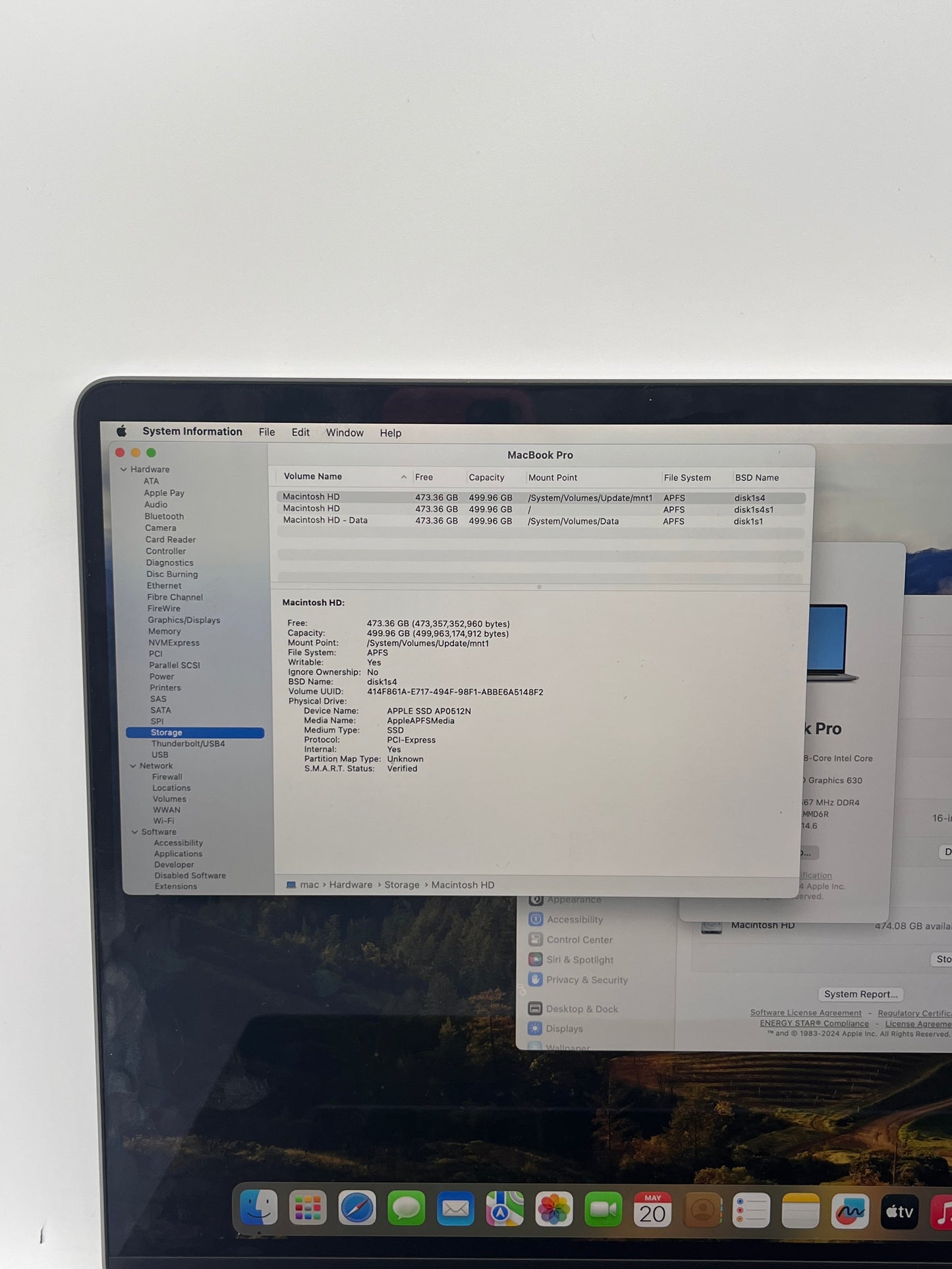 Apple MacBook Pro 16" A2141 2019 Core i9 16GB 512GB Silver