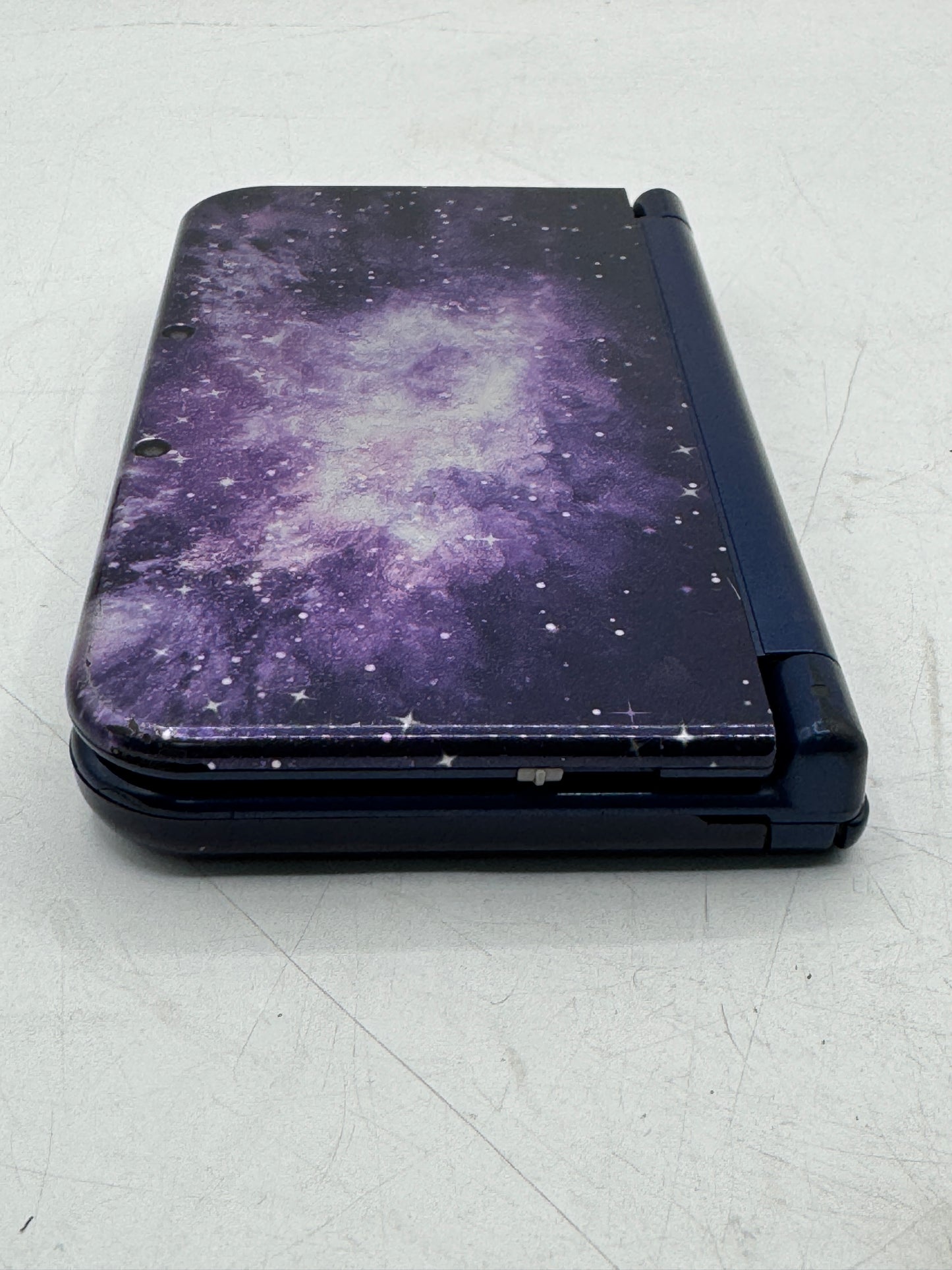 Nintendo 3DS XL Galaxy Purple Edition Handheld System W/ Stylus Tested READ