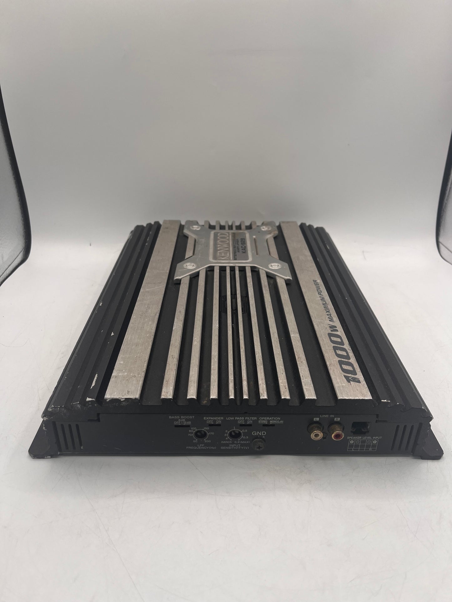 Kenwood KAC-929 Car Audio Equipment Silver Tested Free Shipping