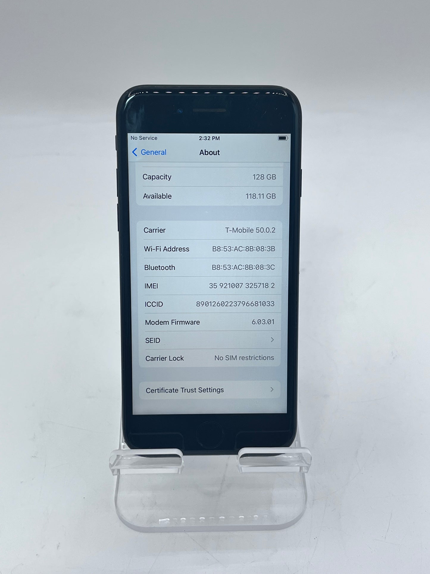 Unlocked Apple iPhone 7 MN9Y2LL/A A1778 4.7" 128GB - Black