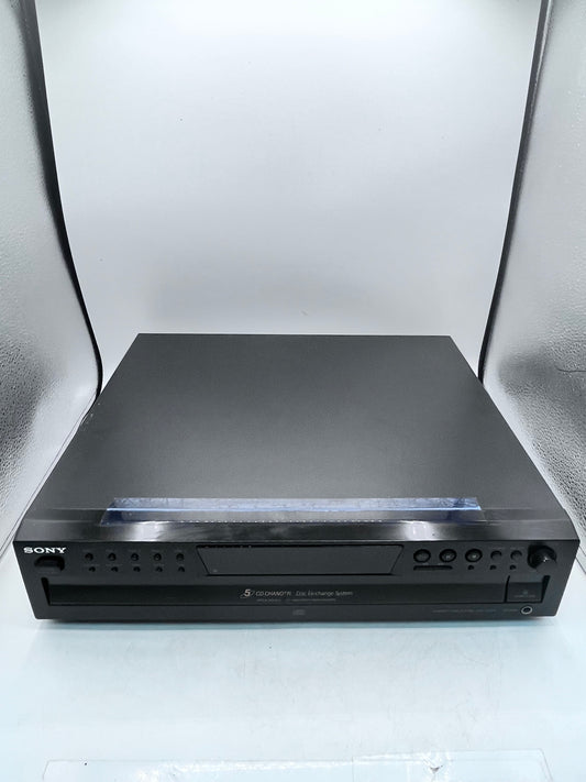 Sony CDP-CE375 5-Disc CD Changer Player - Black