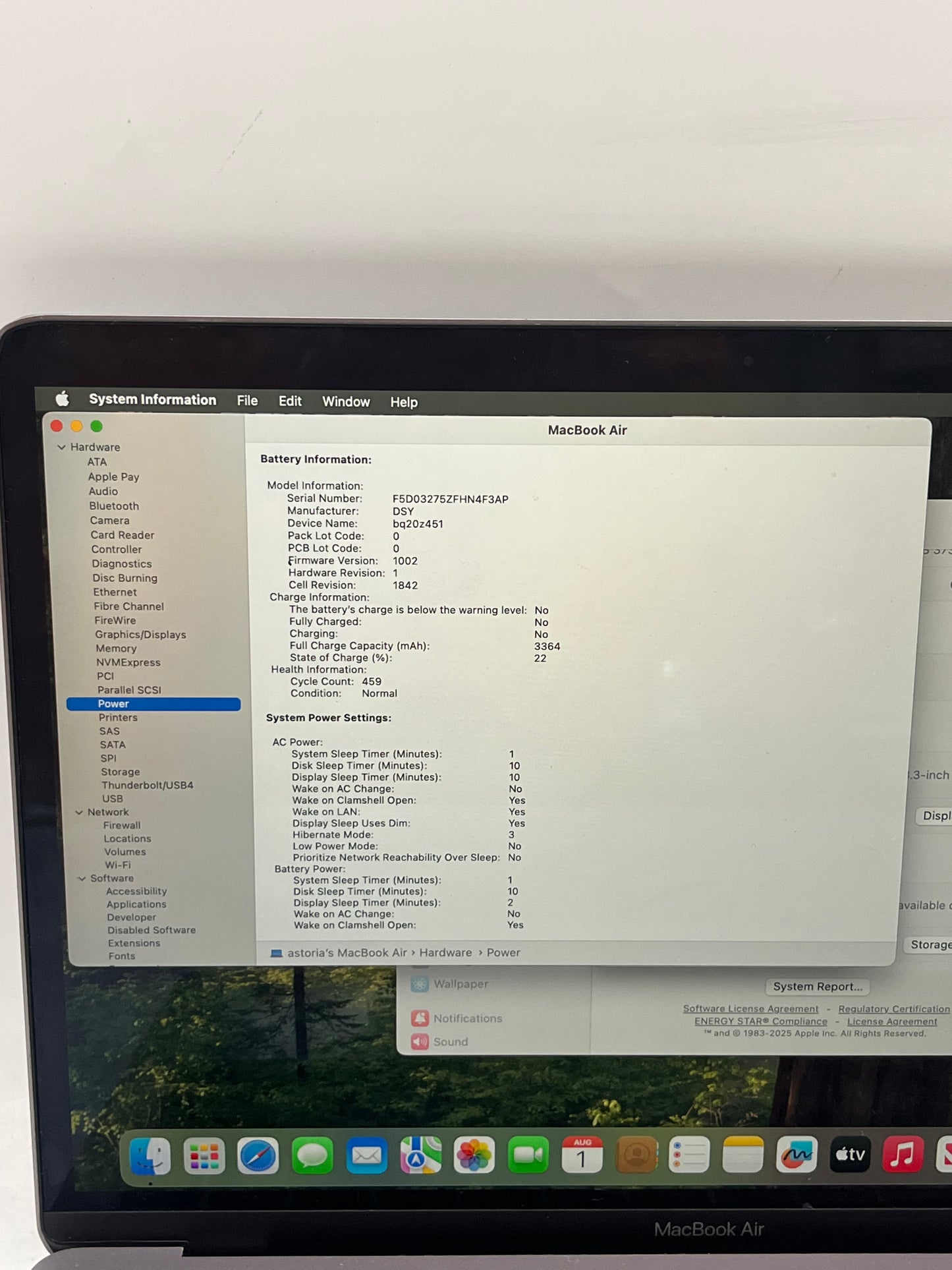 2020 Apple MacBook Air 13" Retina A2179 Core i3 4GB 512GB - Black