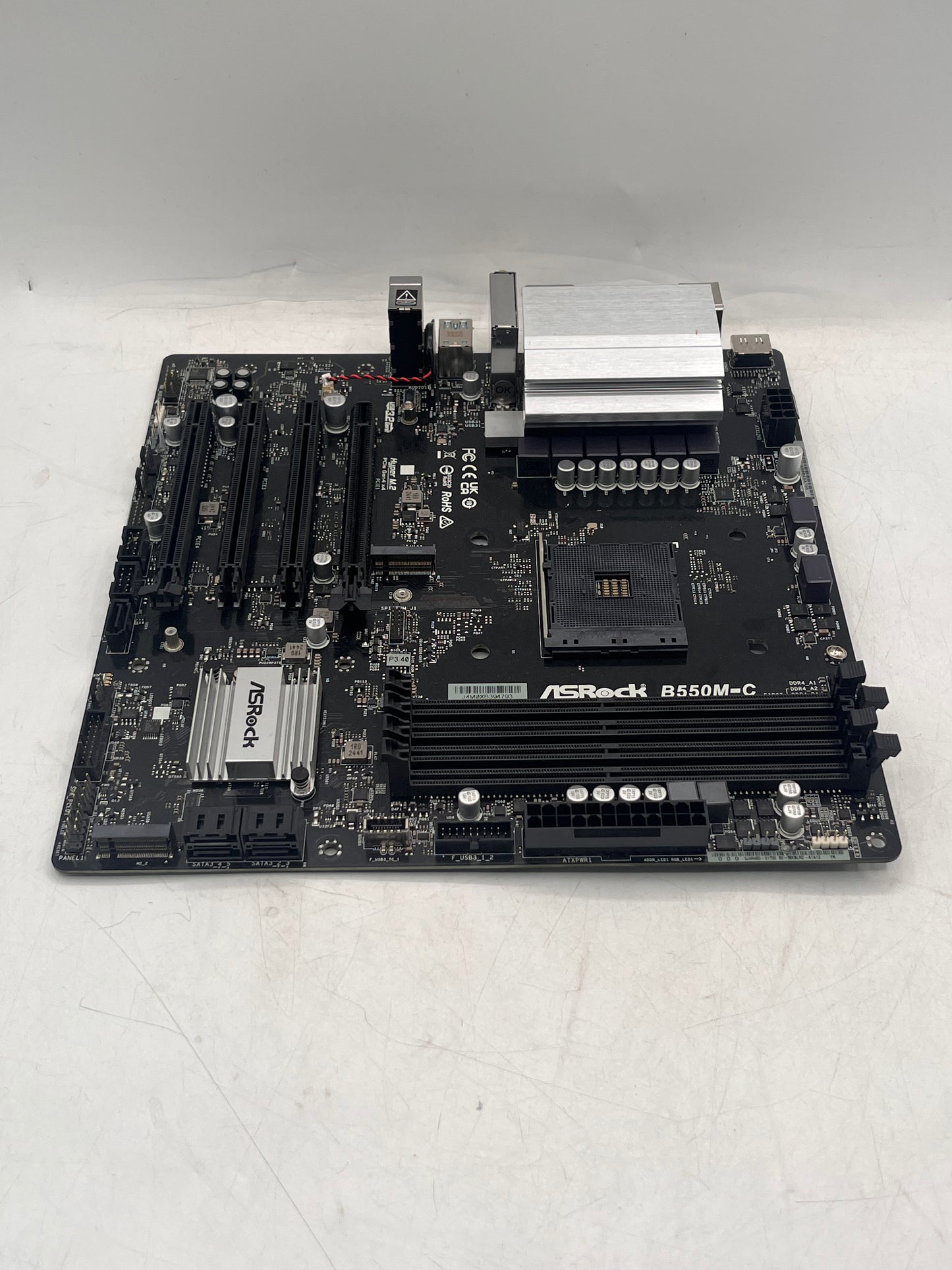 ASRock B550M-C AM4 MicroATX Gaming Motherboard DDR4 - Black