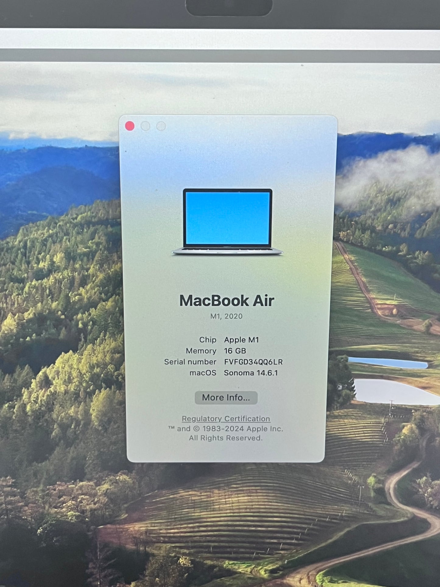 Apple MacBook Air 2020 13" A2337 M1 16GB 256GB - Space Gray