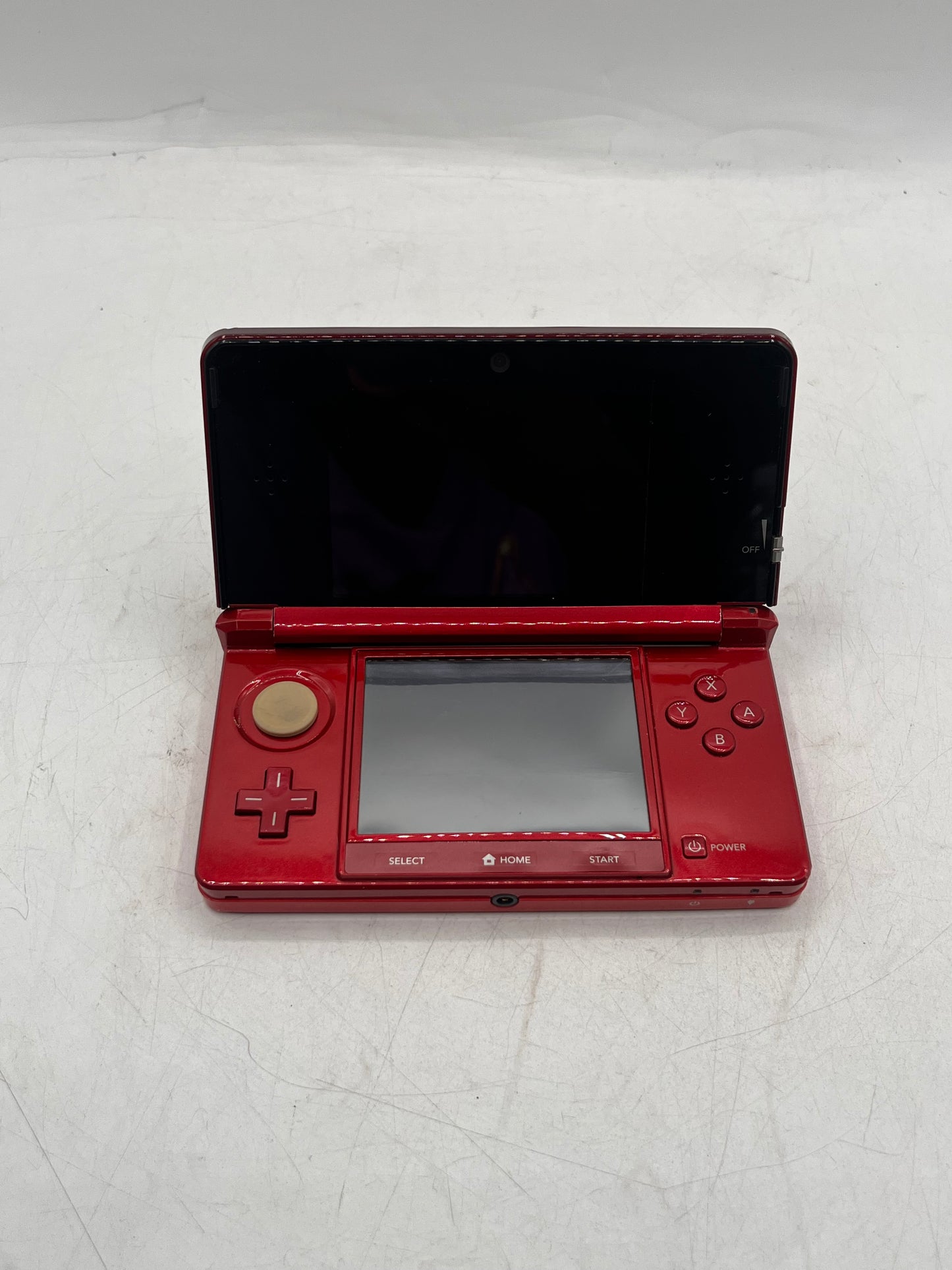 Nintendo 3DS (CTR-001) 2011 Handheld Console - Red Broken for Parts