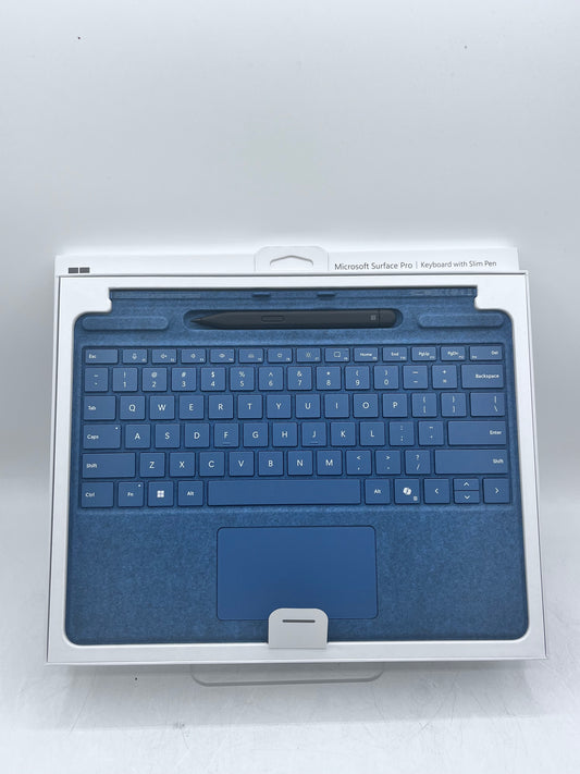 Microsoft Surface Pro Signature Keyboard with Slim Pen - Blue