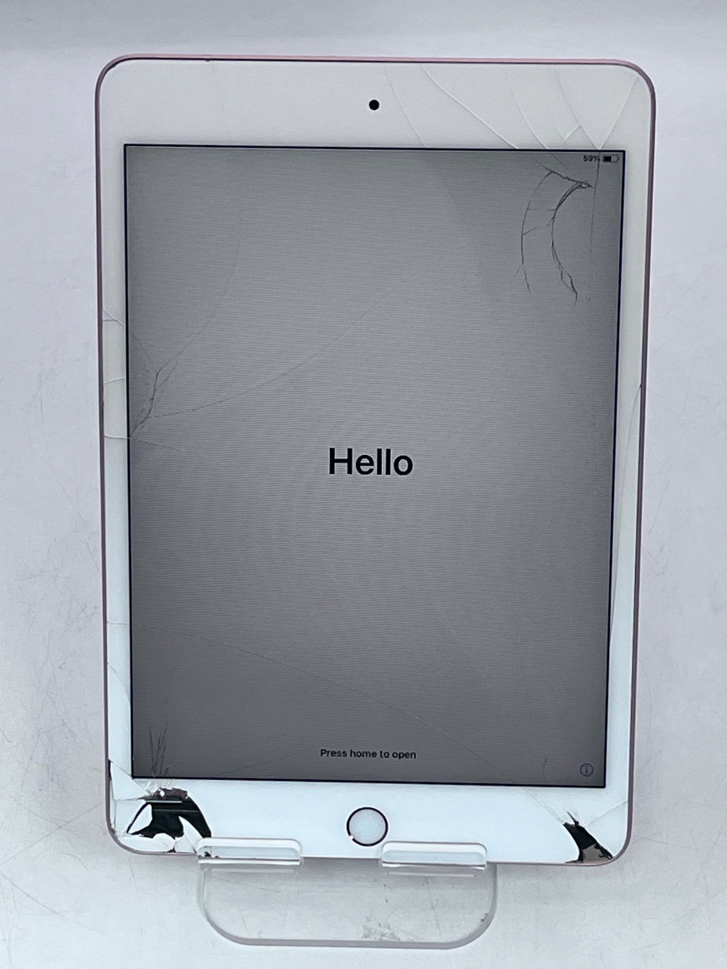 Apple iPad Mini (5th Gen) A2133 MUQY2LL/A 64GB Cracked  - Pink