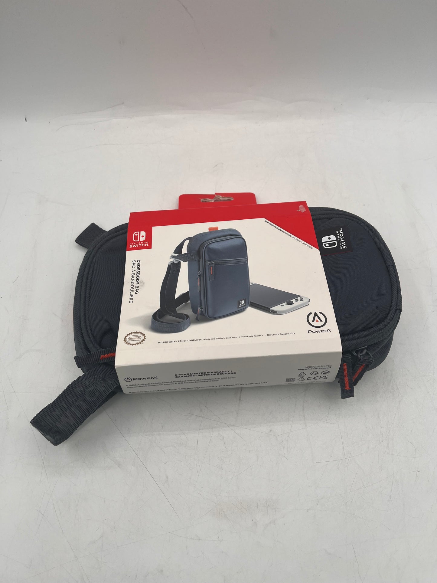 PowerA Crossbody Bag for Nintendo Switch Family - Gray