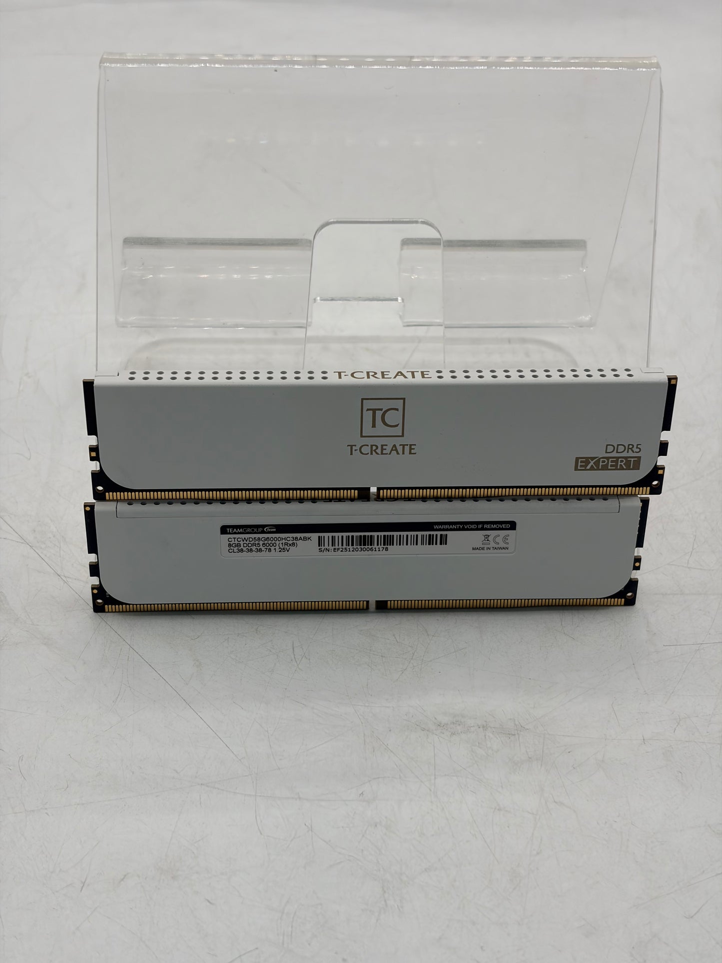 TeamGroup T-CREATE EXPERT 16GB RAM (2 x 8GB) DDR5-6000 Desktop RAM Tested Works