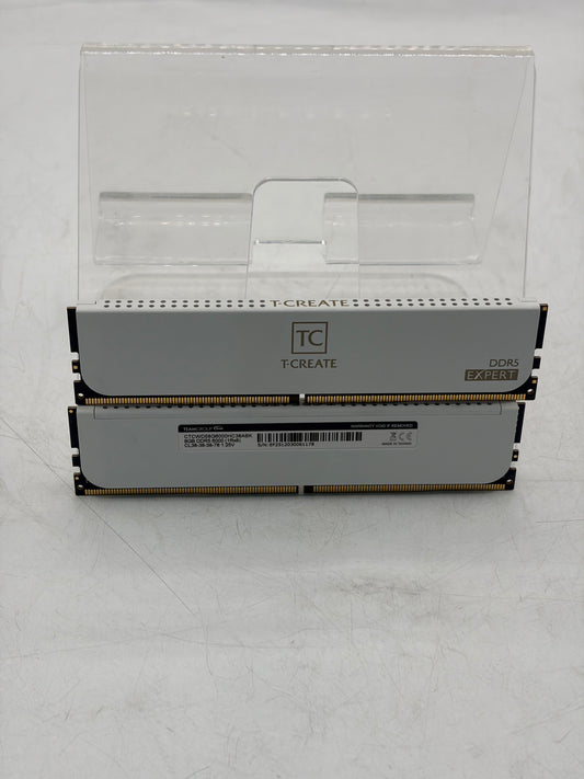 TeamGroup T-CREATE EXPERT 16GB RAM (2 x 8GB) DDR5-6000 Desktop RAM Tested Works