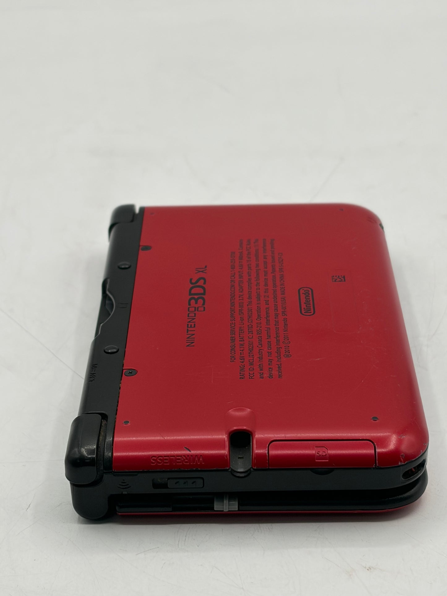 Nintendo 3DS XL Red & Black Handheld Console SPR-001 Tested & Working