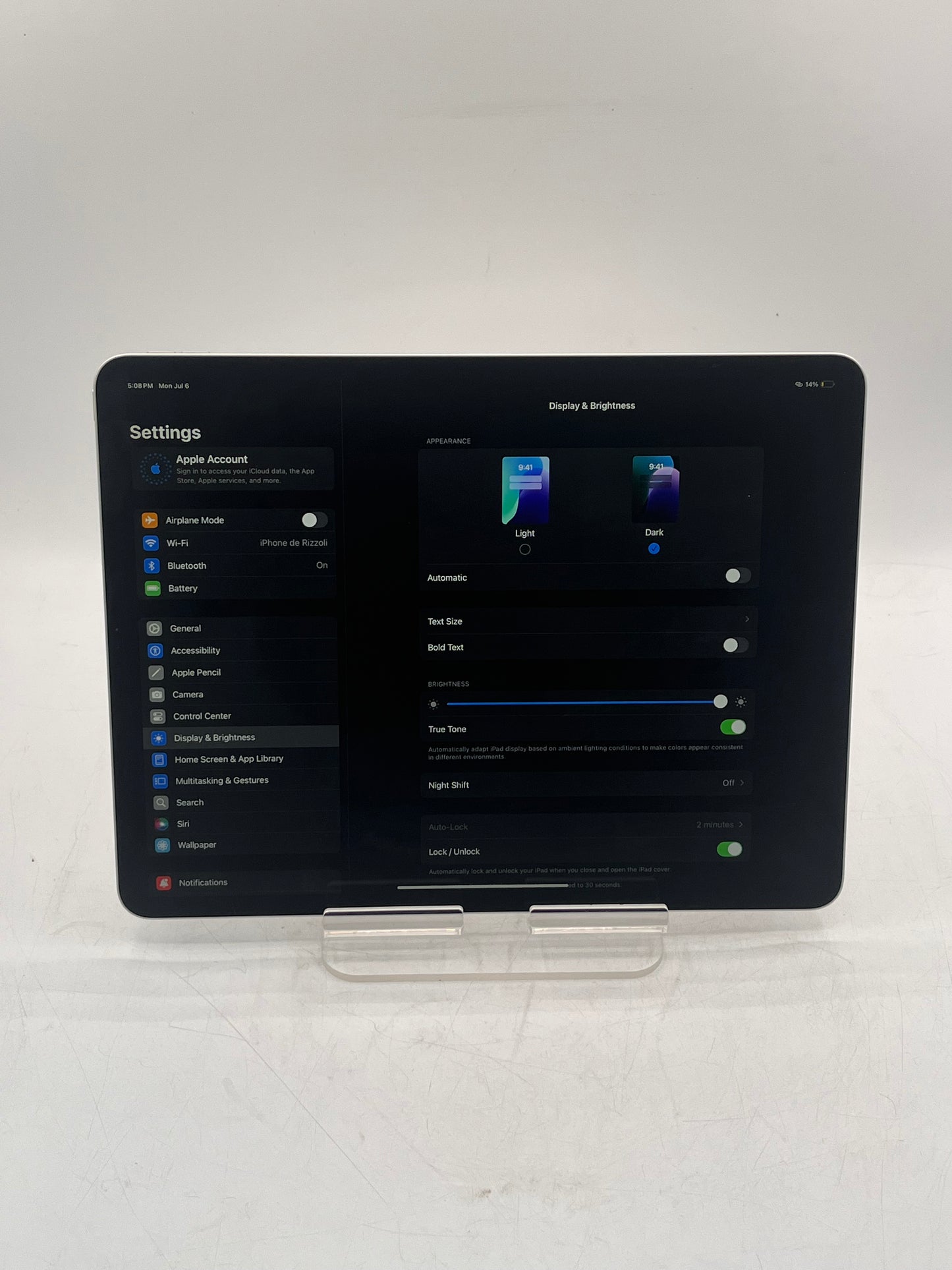 Wi-Fi Only Apple iPad Pro 12.9" (4th Gen) 128GB A2229 MY2J2LL/A Silver