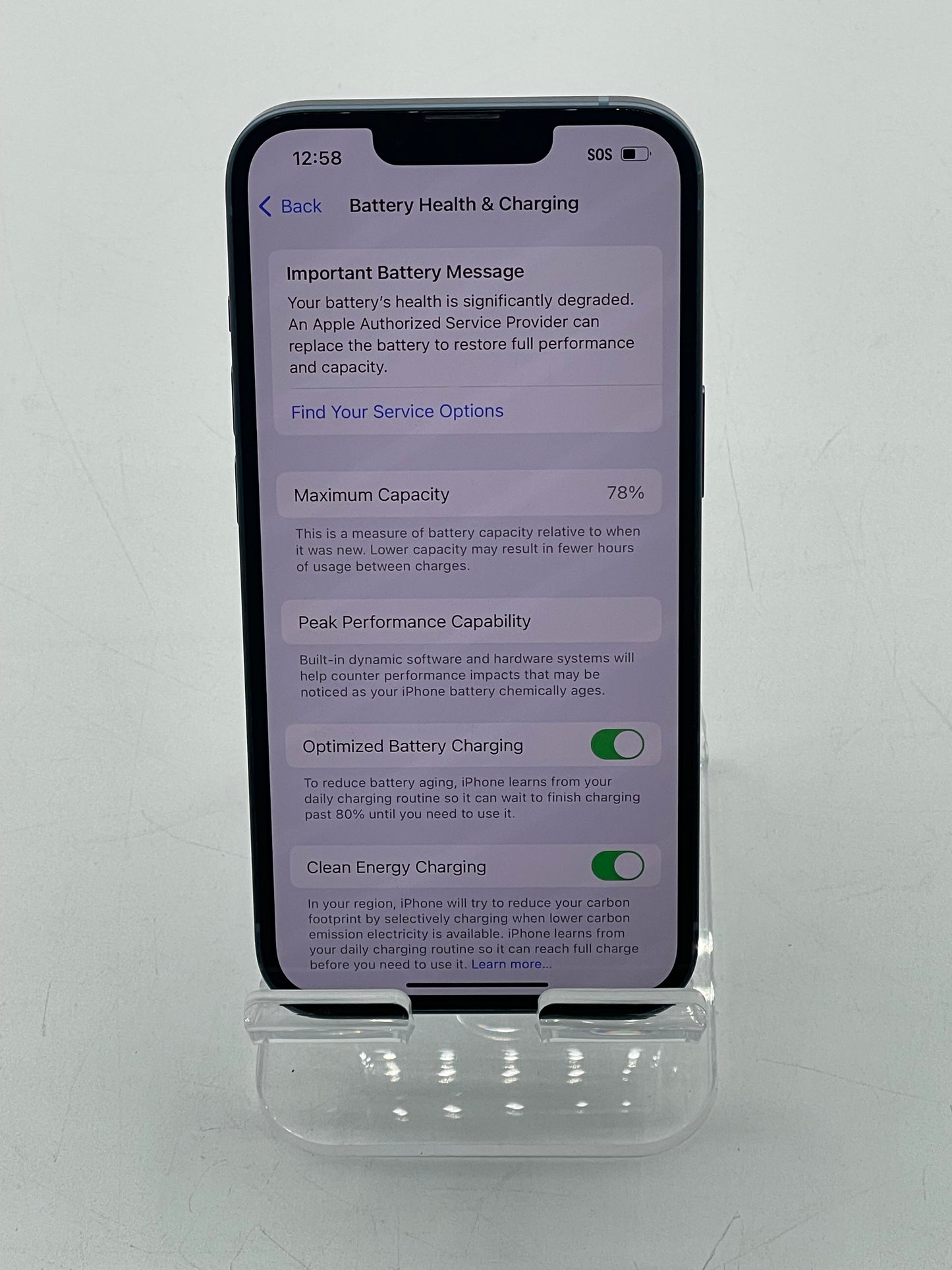 Unlocked Apple iPhone 14 6.1” 128GB Blue A2649 MPVH3LL/A Free Shipping