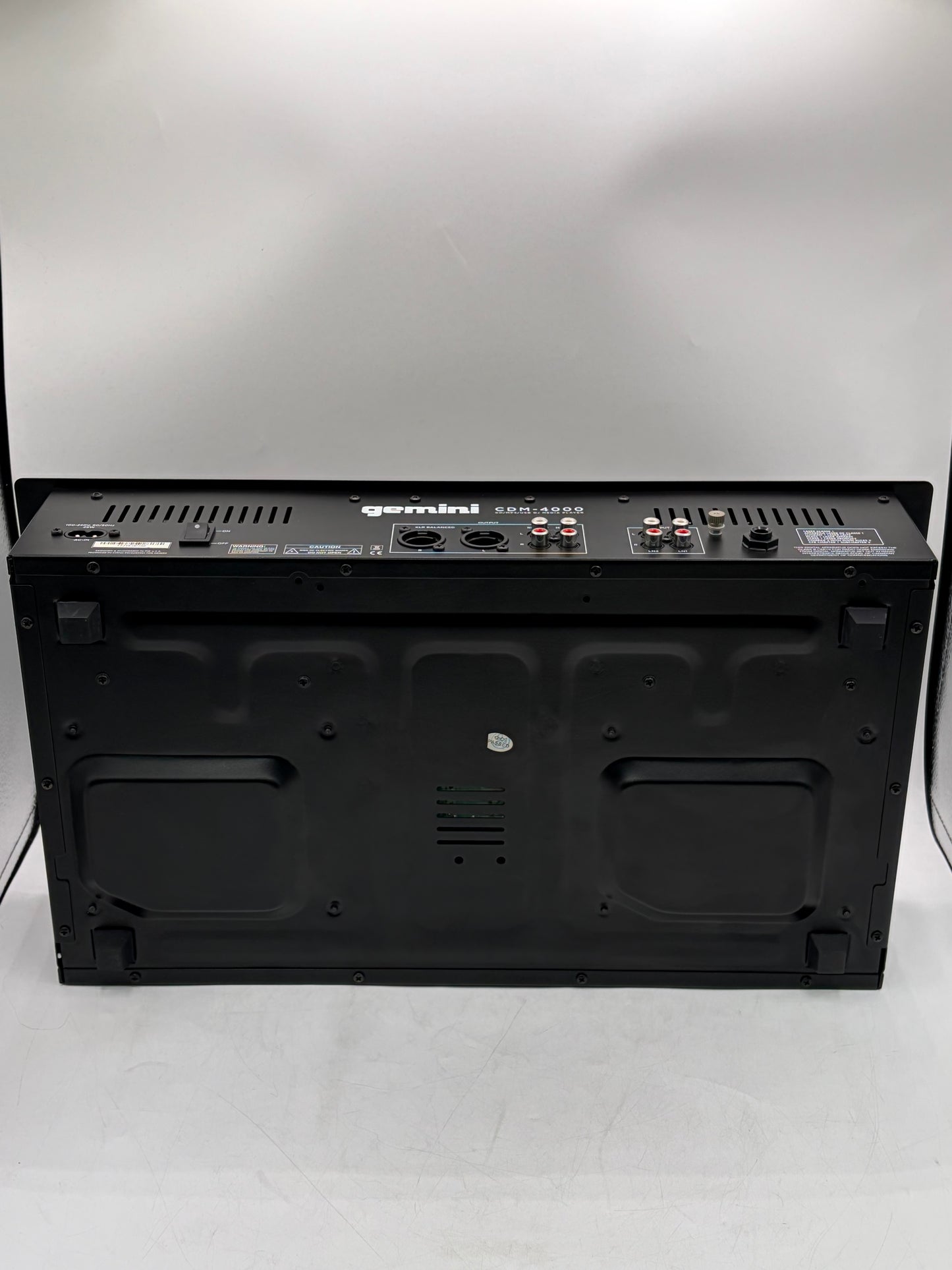 Gemini CDM-4000 Dual CD/MP3/USB DJ Media Player - Black
