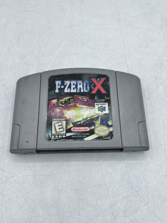 F-Zero X (Nintendo 64, 1998) N64 Genuine Authentic USA Tested Works Great
