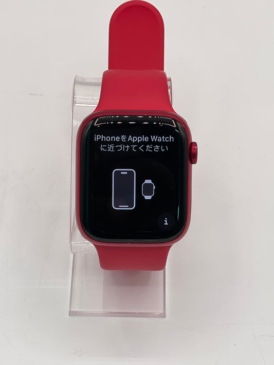 Apple Watch Series 7 GPS + LTE w/ 41MM (PRODUCT)Red Aluminum Case RED Sport Band