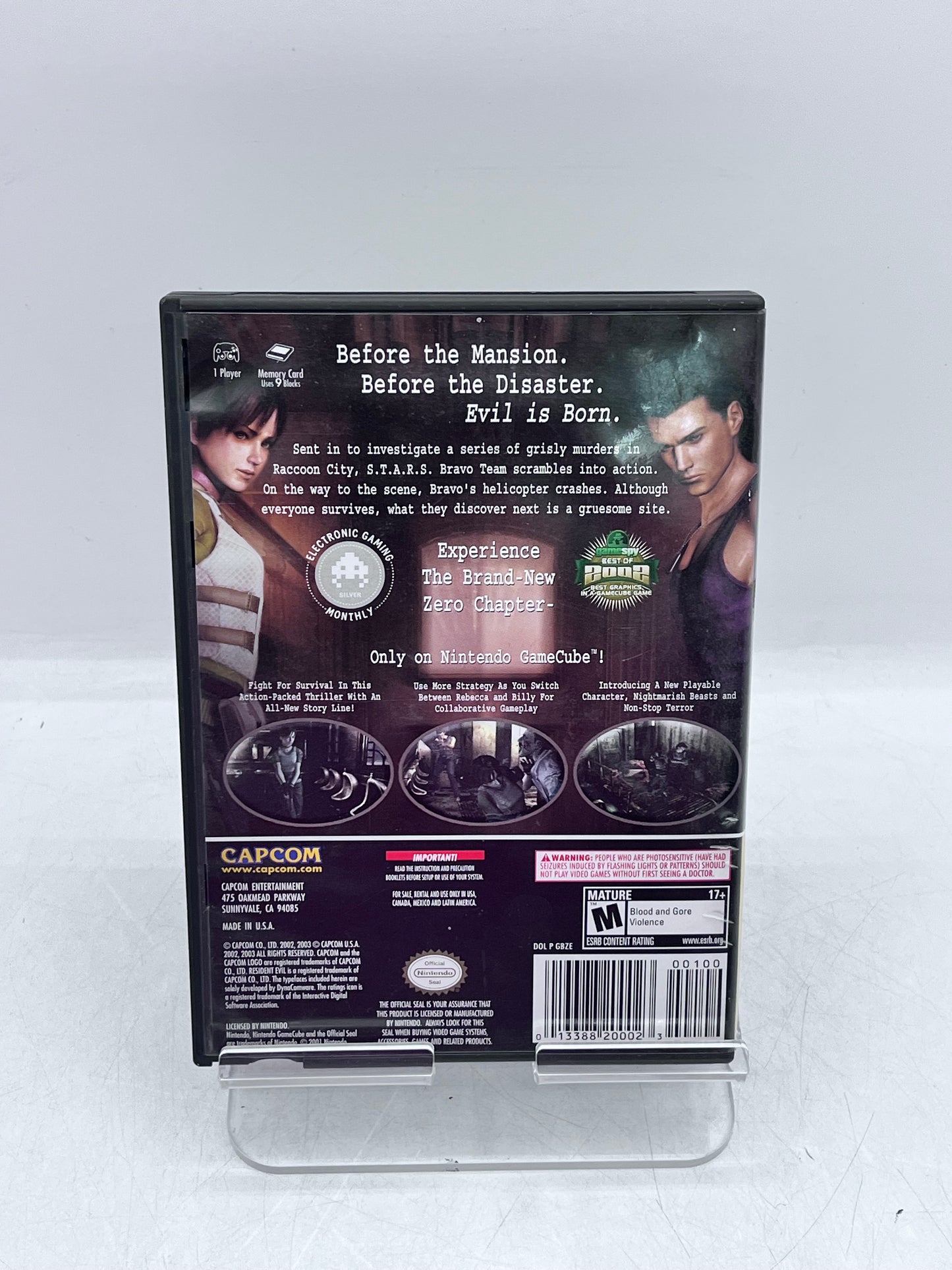 Resident Evil Zero - Gamecube Video Game - Free Shipping!
