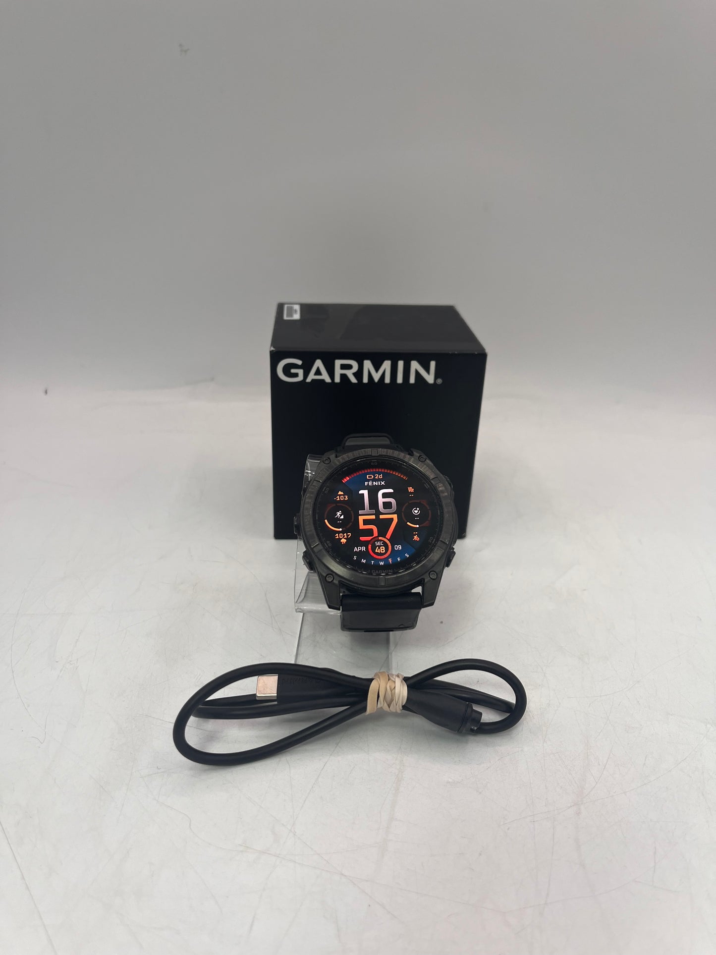 Unlocked Garmin Fēnix 8 51mm Smart Watch Black Titanium GPS