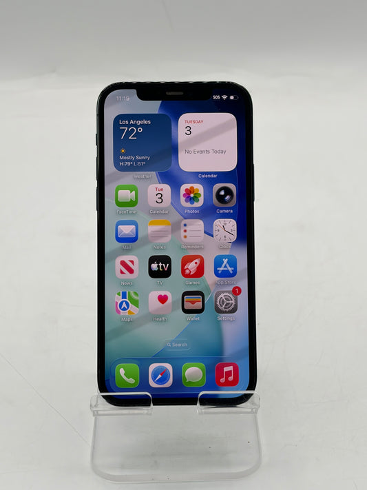 Unlocked Apple iPhone 12 Pro 128 GB A2341 MGKK3LL/A Pacific Blue 87% BH