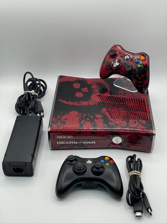 Xbox 360 S Gears of War 3 Limited Edition 320GB Console ONLY TESTED