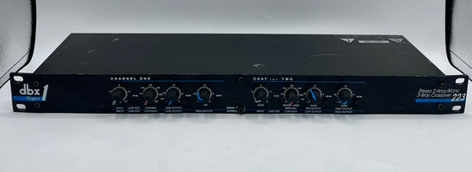 dbx 223 Stereo 2-Way / Mono 3-Way Crossover - Black
