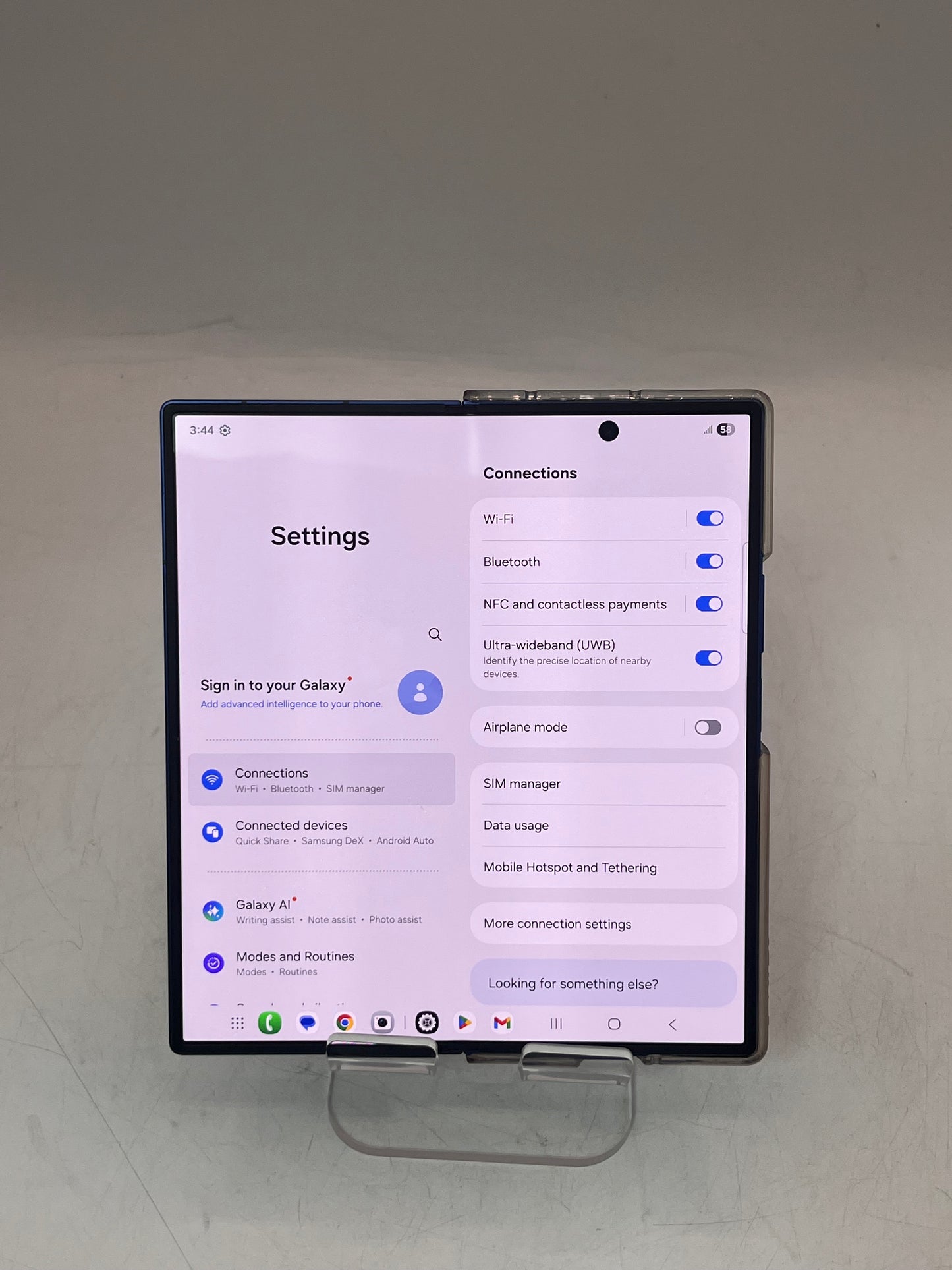 T-Mobile Samsung Galaxy Z Fold 7 256GB Smart Phone Blue