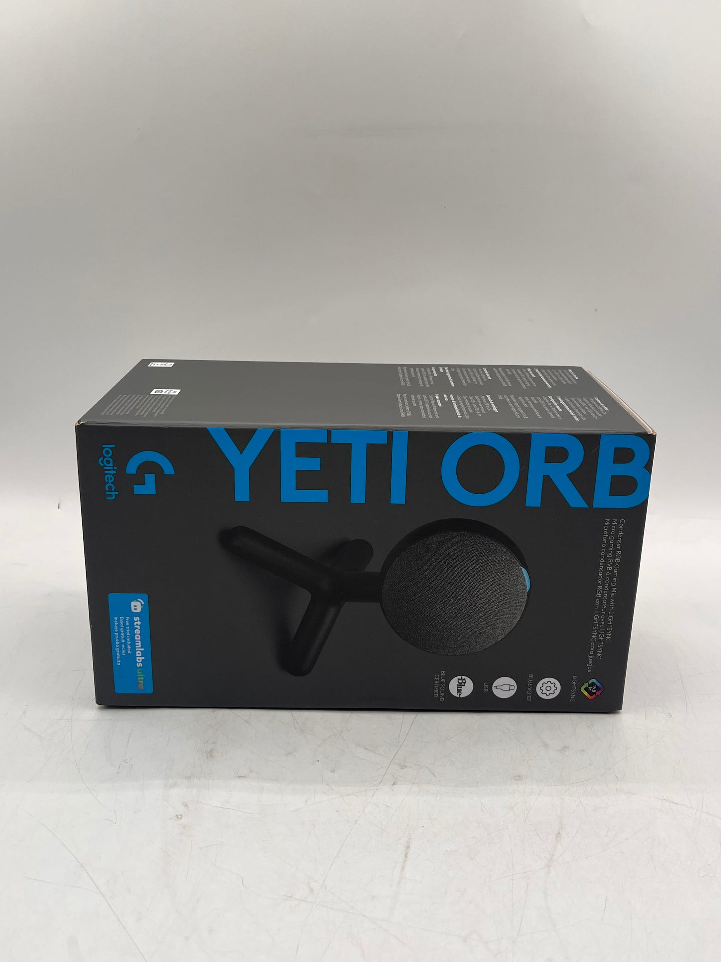Logitech G Yeti Orb RGB Gaming, Streaming Mic with LIGHTSYNC *New Sealed Box