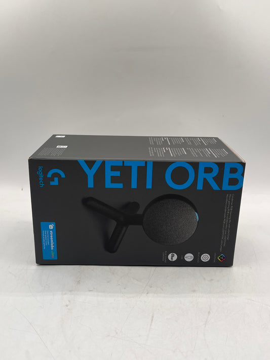 Logitech G Yeti Orb RGB Gaming, Streaming Mic with LIGHTSYNC *New Sealed Box