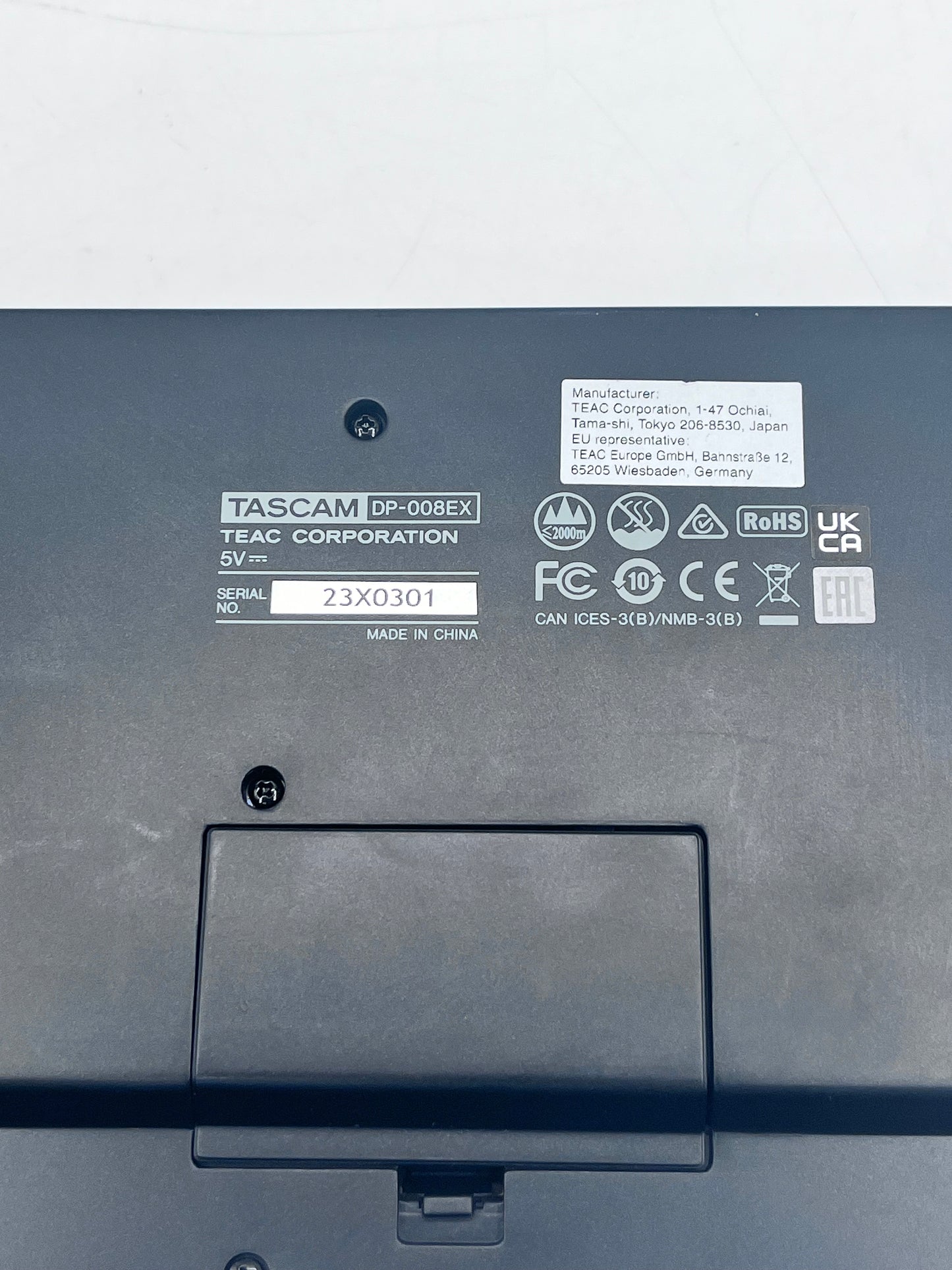Tascam DP-008EX 8-track Digital Portastudio - Black READ
