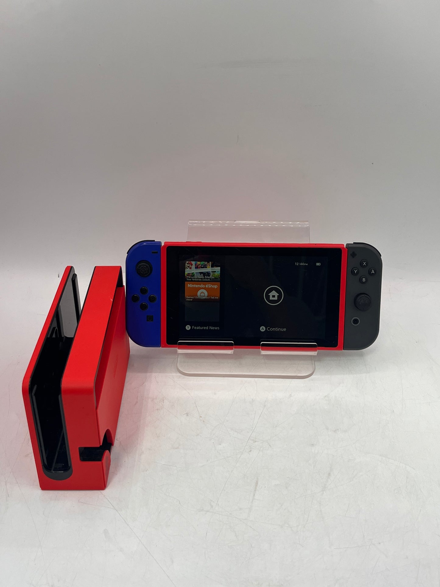 Nintendo Switch HAC-001-01 2019 Console 32GB Red with Black/Blue Joy-Cons