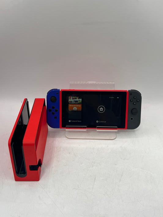 Nintendo Switch HAC-001-01 2019 Console 32GB Red with Black/Blue Joy-Cons