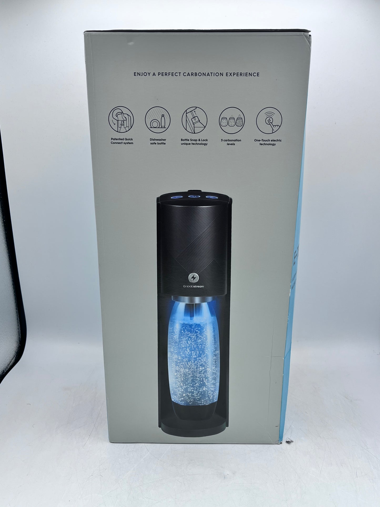 SodaStream E-terra Black Sparkling Water Maker 4012291010 - Black