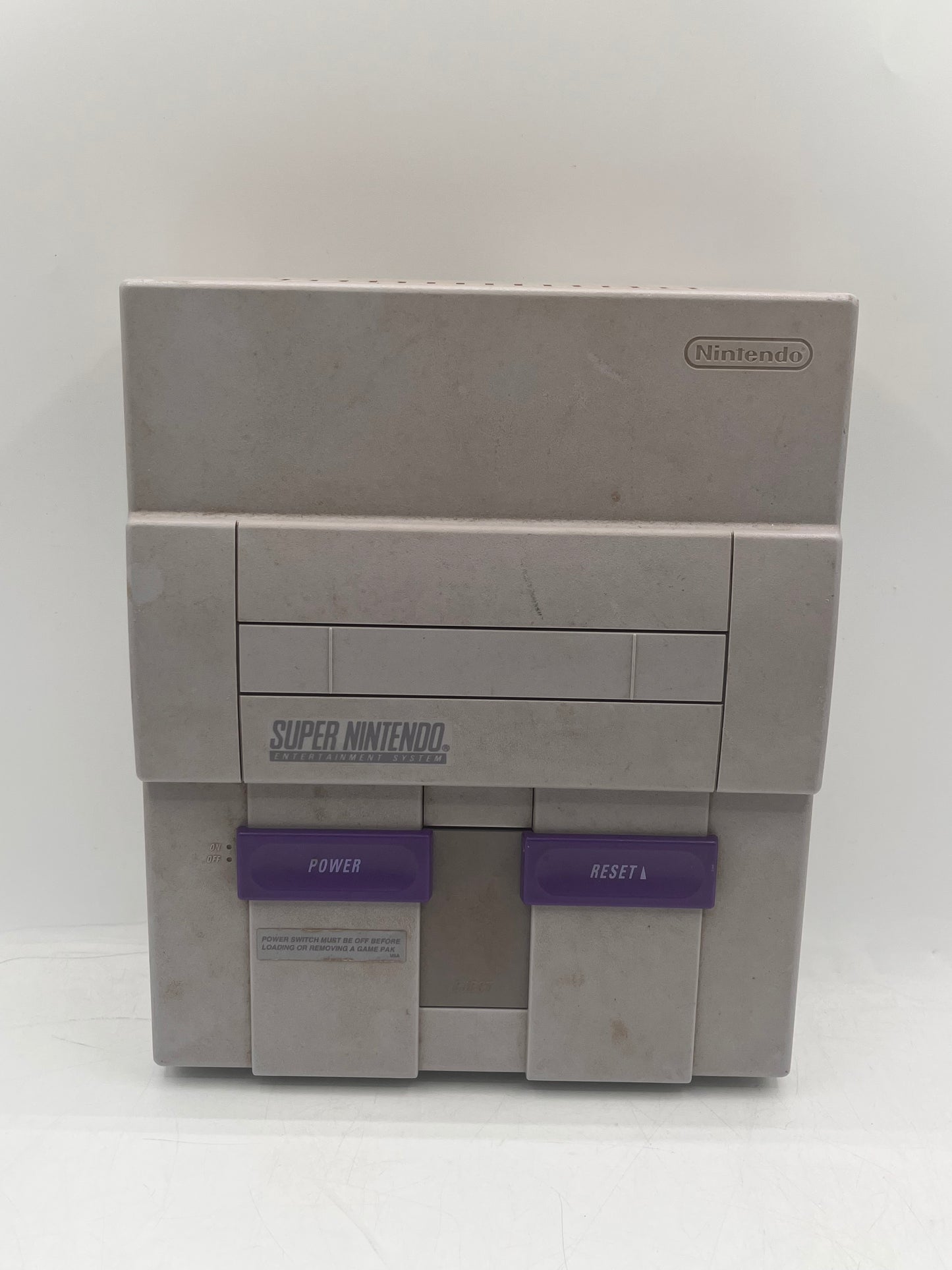 Nintendo Super NES (SNS-001) 1991 Video Game System - White